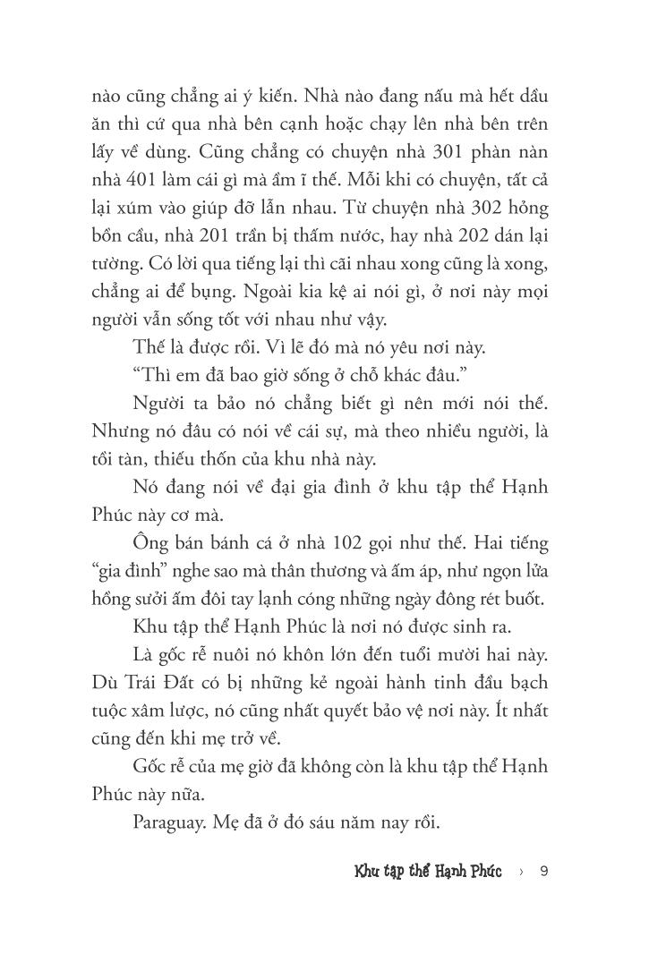 khu tập thể hạnh phúc