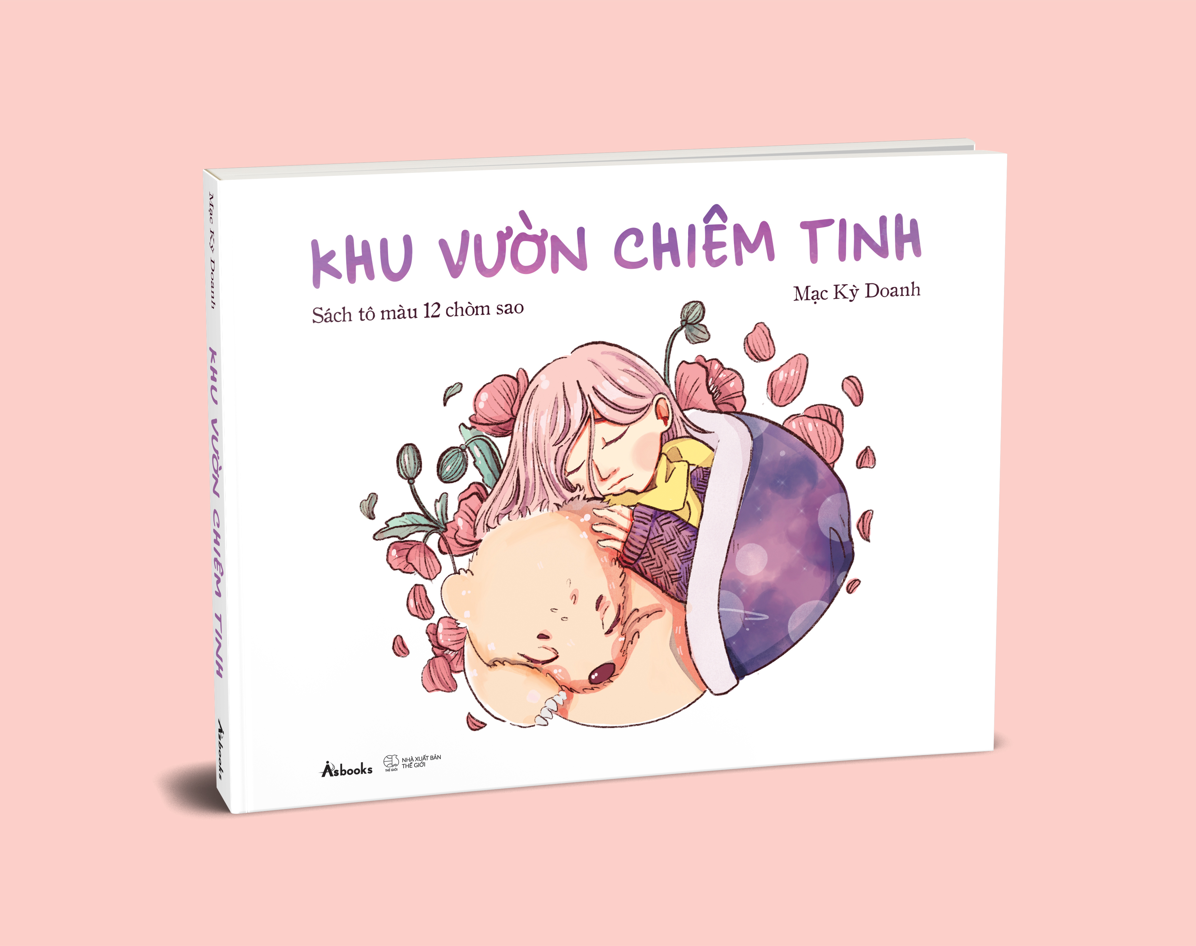 khu vườn chiêm tinh - sách tô màu 12 chòm sao