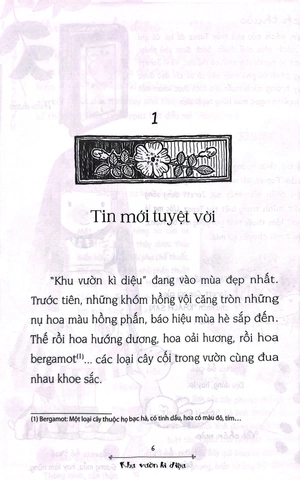 khu vườn kì diệu - tập 3 - phép màu nhỏ xíu của lá bạc hà (tái bản 2024)