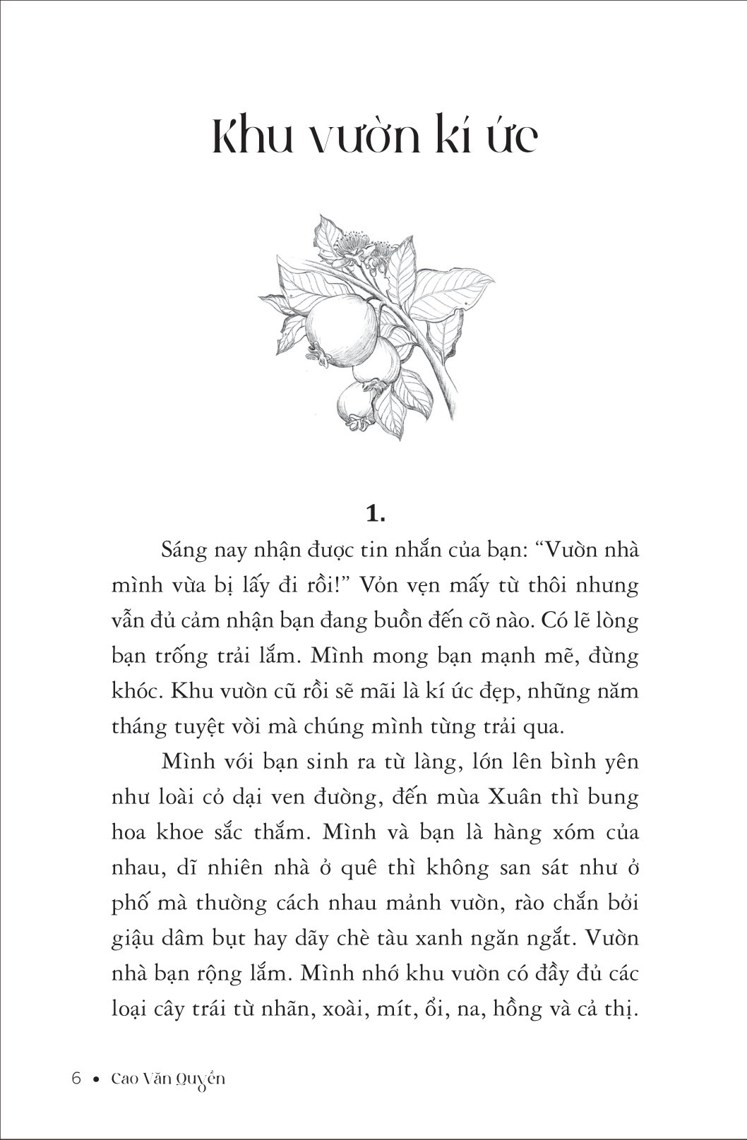 khu vườn kí ức