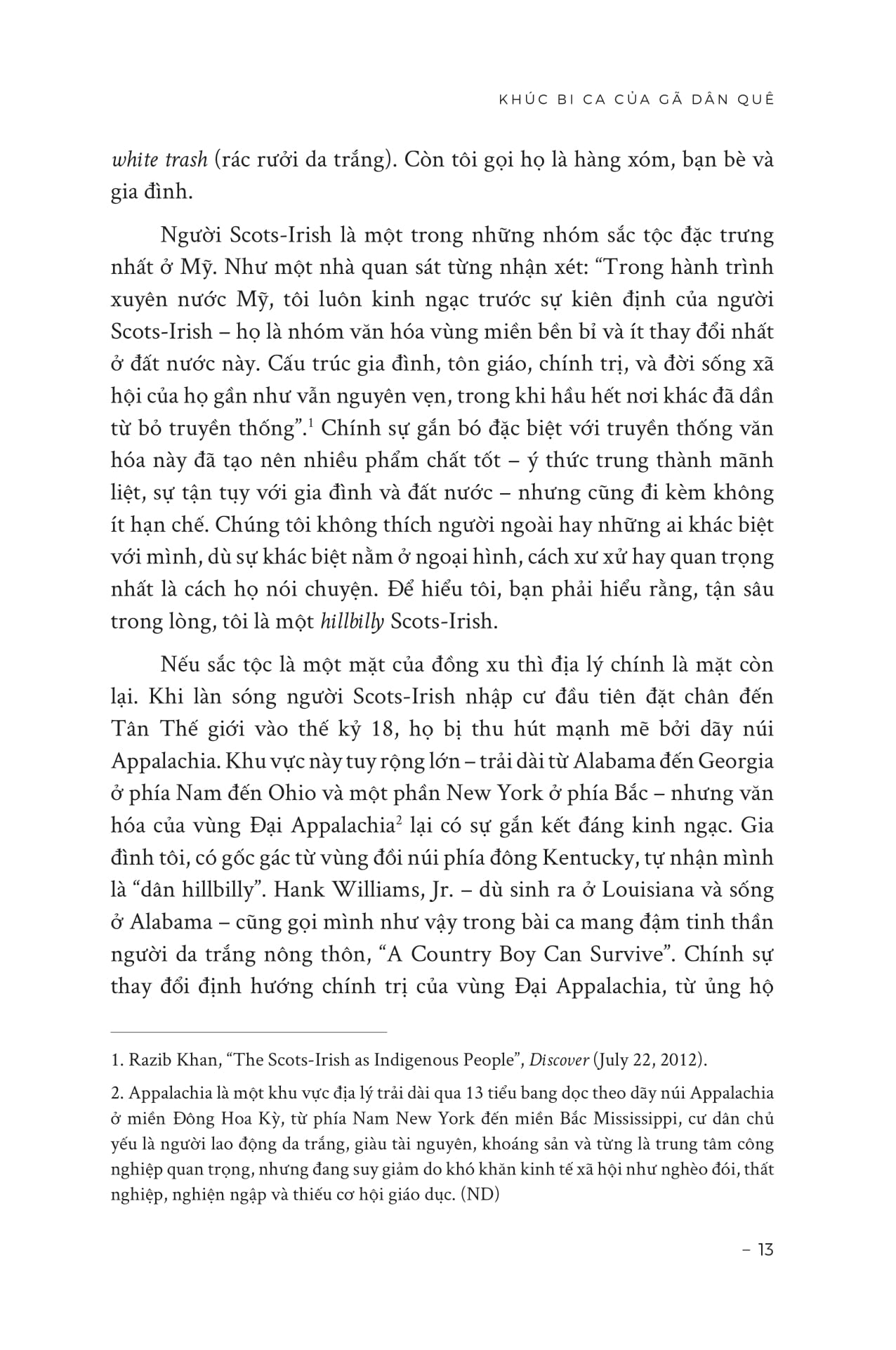 khúc bi ca của gã dân quê - hồi ức về một gia đình và một nền văn hóa trong cơn khủng hoảng