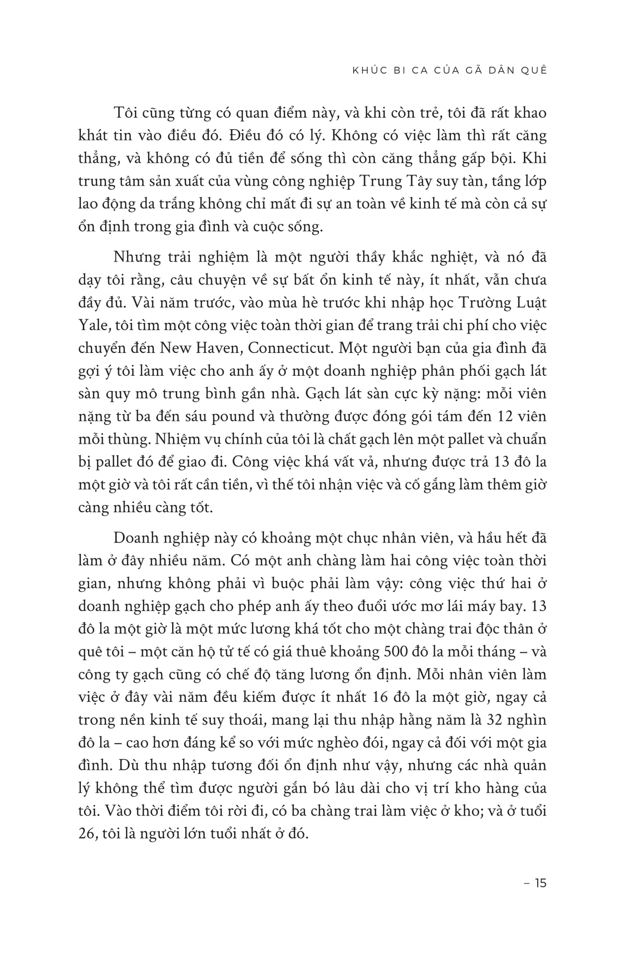 khúc bi ca của gã dân quê - hồi ức về một gia đình và một nền văn hóa trong cơn khủng hoảng