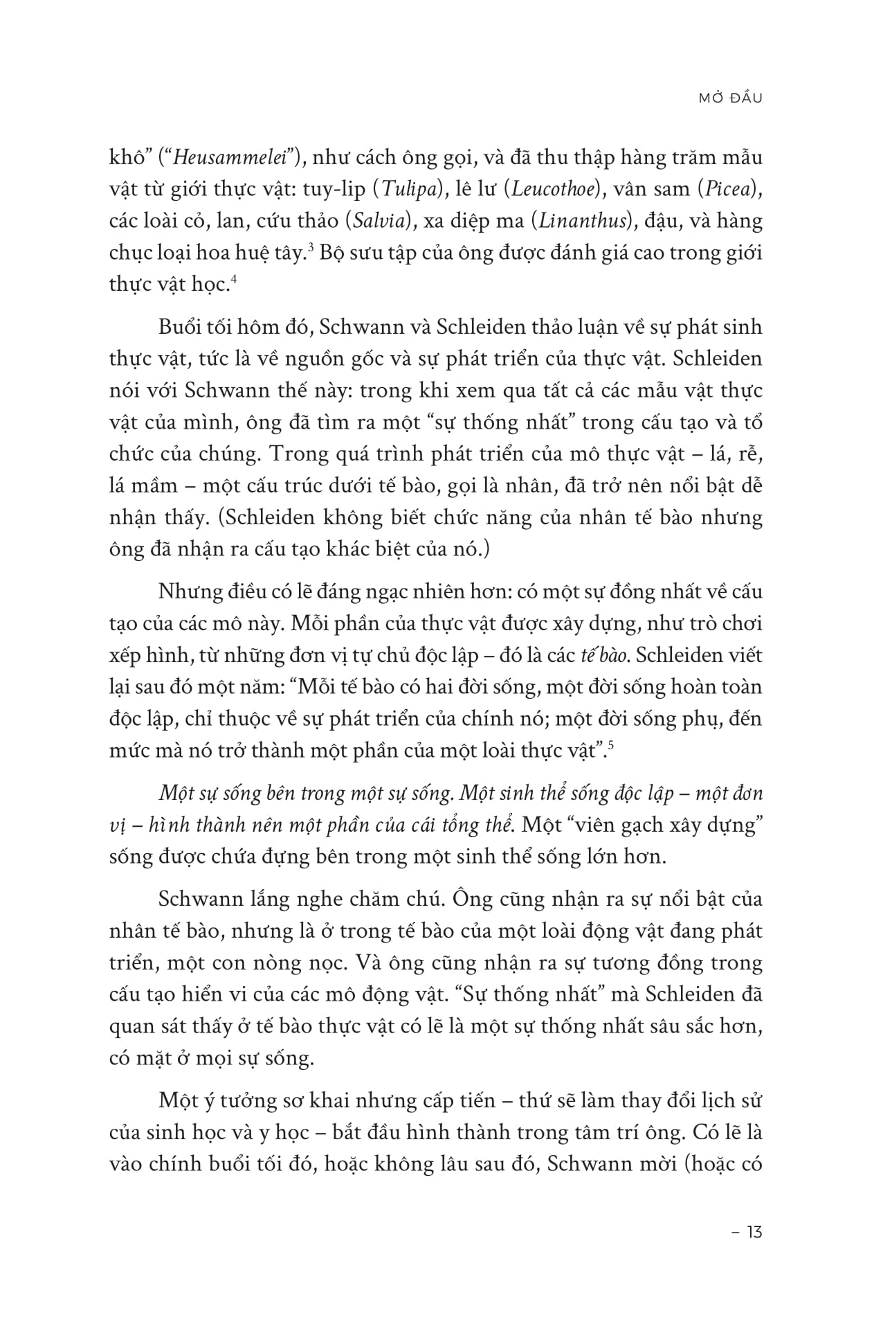 Khuc Ca Cua Te Bao - Kham Pha Phan Tu Co Ban Cua Sinh Vat Va Con Nguoi Moi