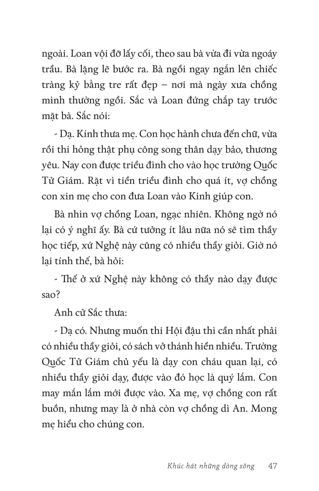 khúc hát những dòng sông