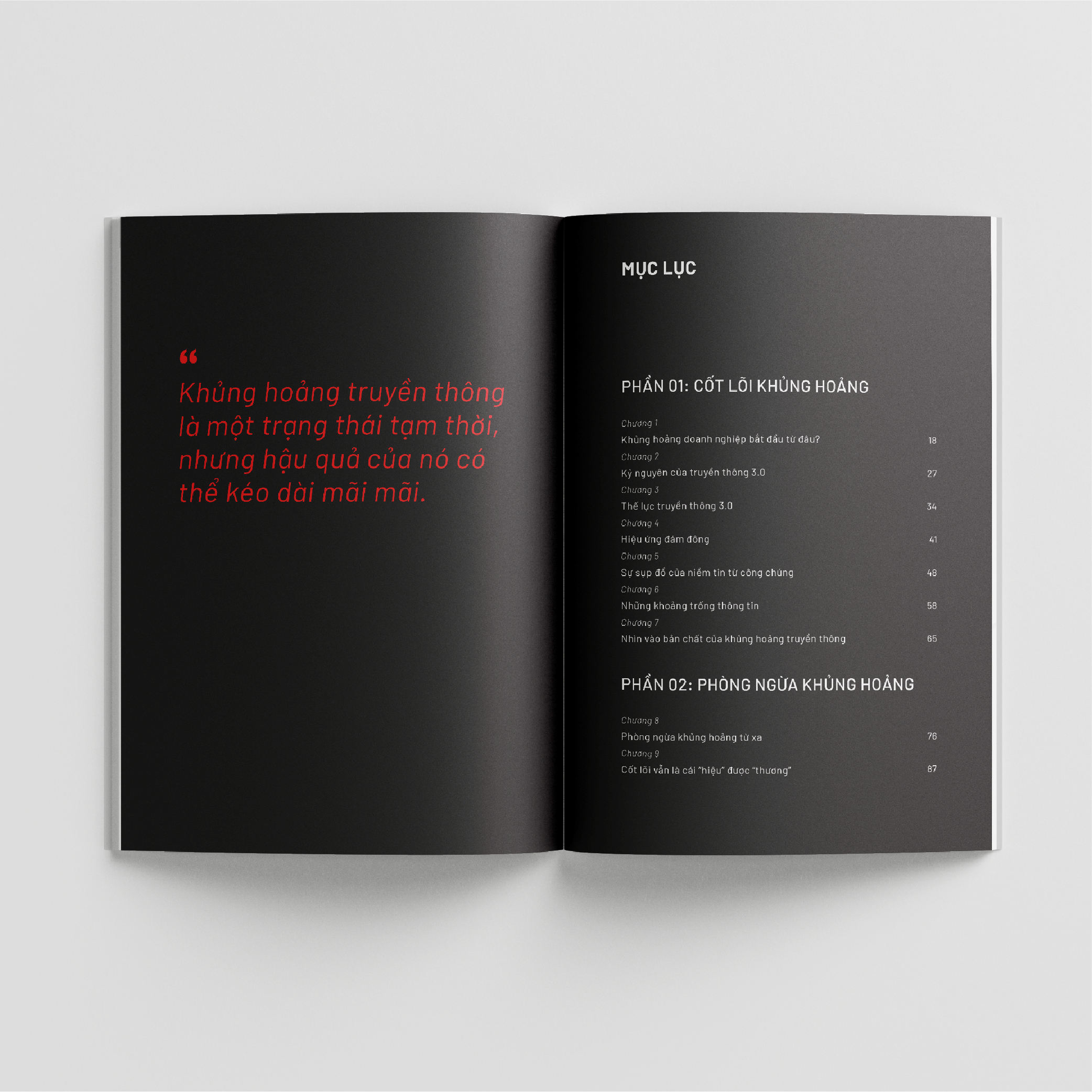 khủng hoảng không bắt đầu từ truyền thông