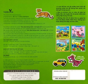 khủng long bạo chúa david - bóc dán thông minh rèn luyện iq - động vật