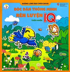 khủng long bạo chúa david - bóc dán thông minh rèn luyện iq - thiên nhiên