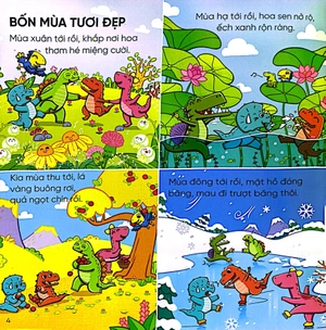 khủng long bạo chúa david - bóc dán thông minh rèn luyện iq - thiên nhiên