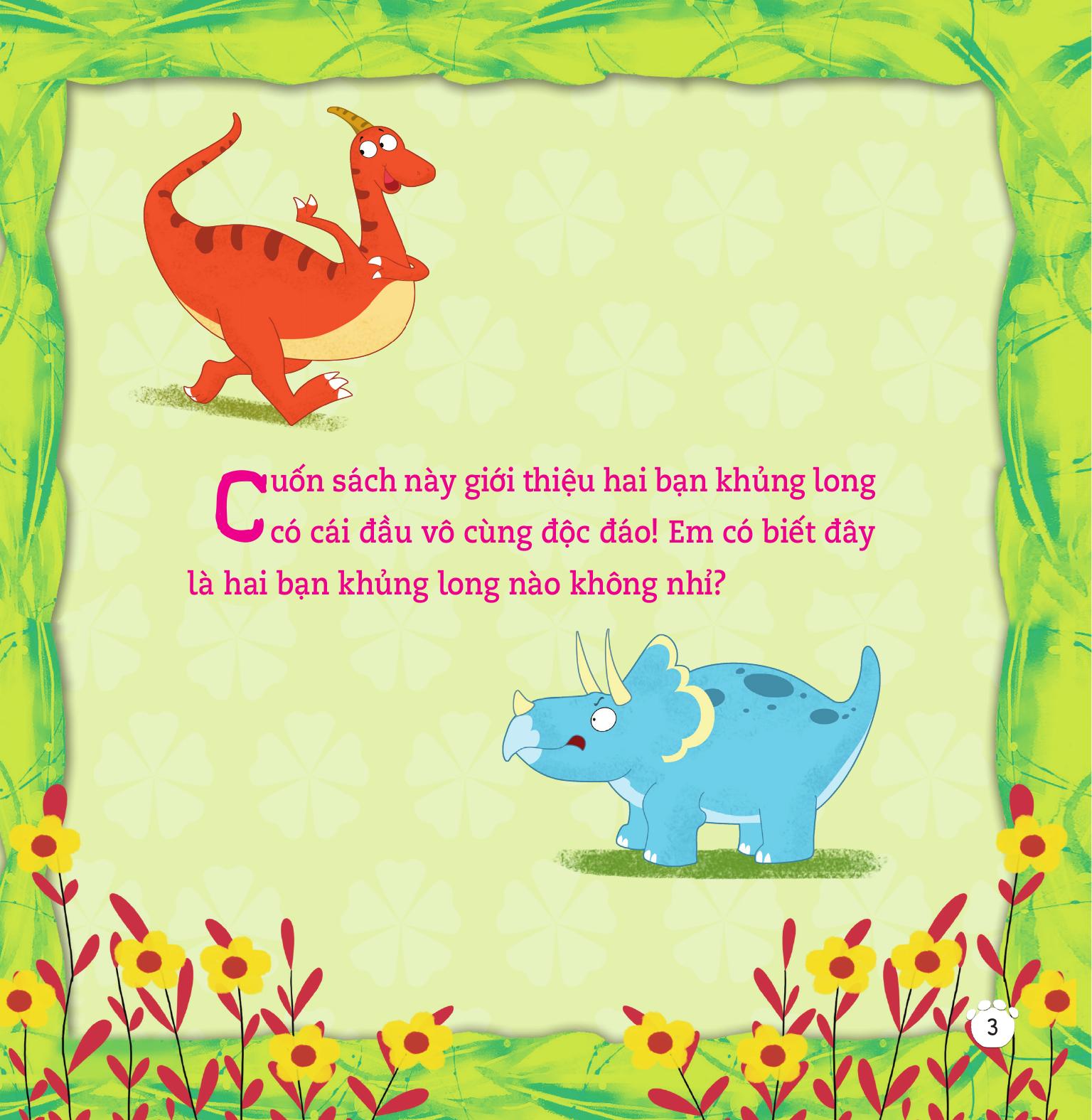 Khủng Long Của Tớ - Khủng Long Mào Ống, Khủng Long Ba Sừng