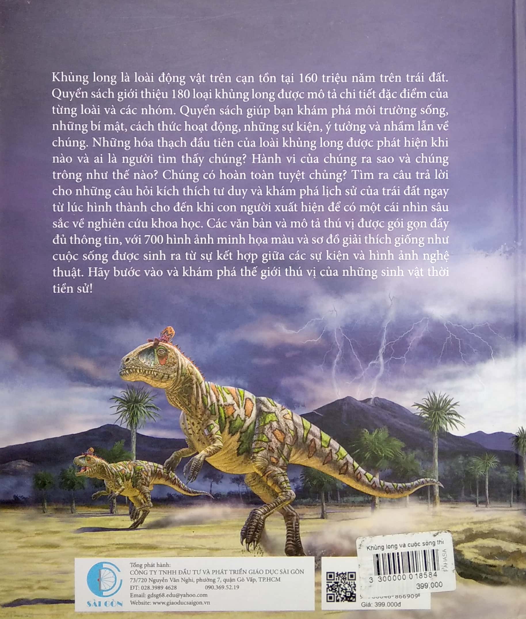 khủng long và cuộc sống thời tiền sử (bìa cứng)