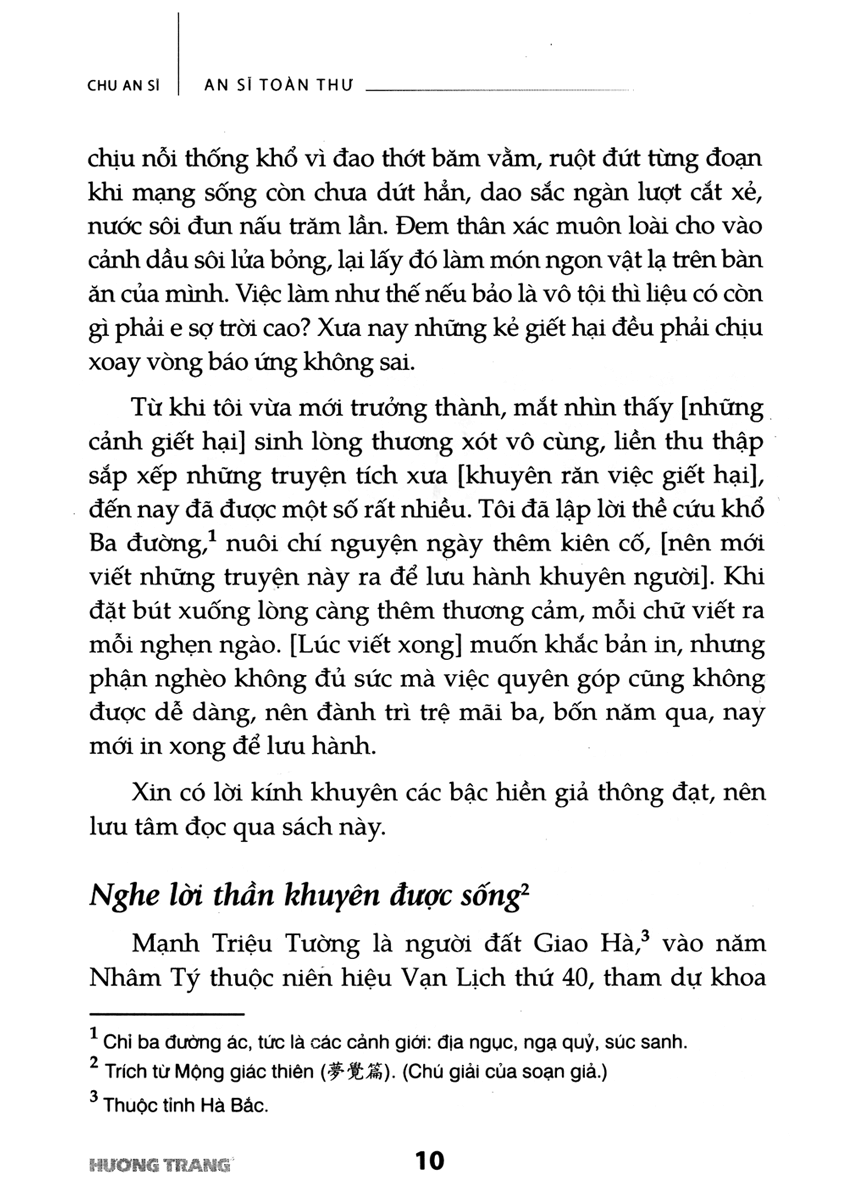 khuyên người bỏ sự giết hại