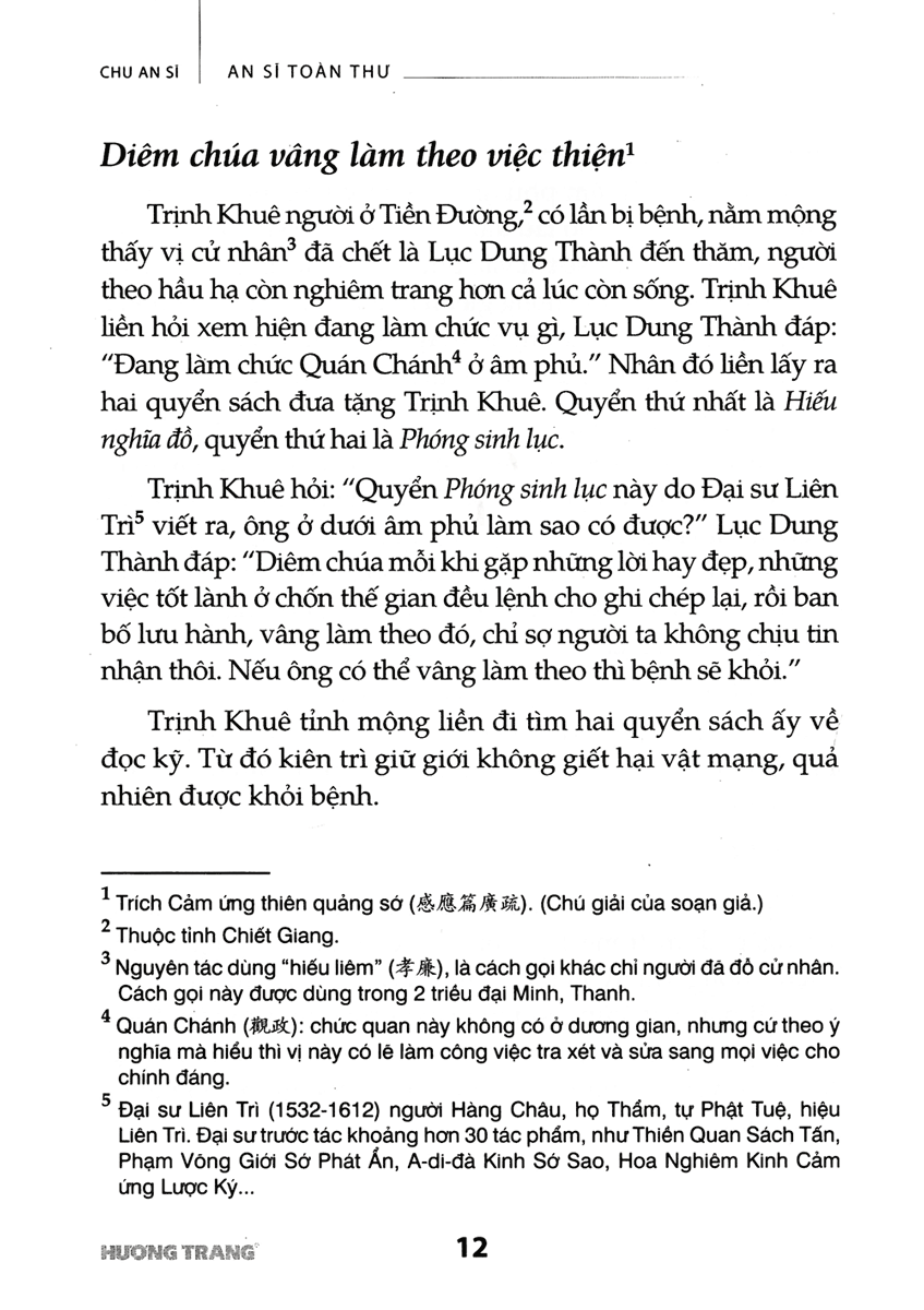 khuyên người bỏ sự giết hại