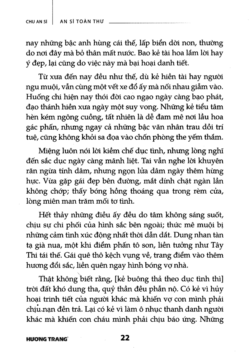 khuyên người bỏ sự tham dục