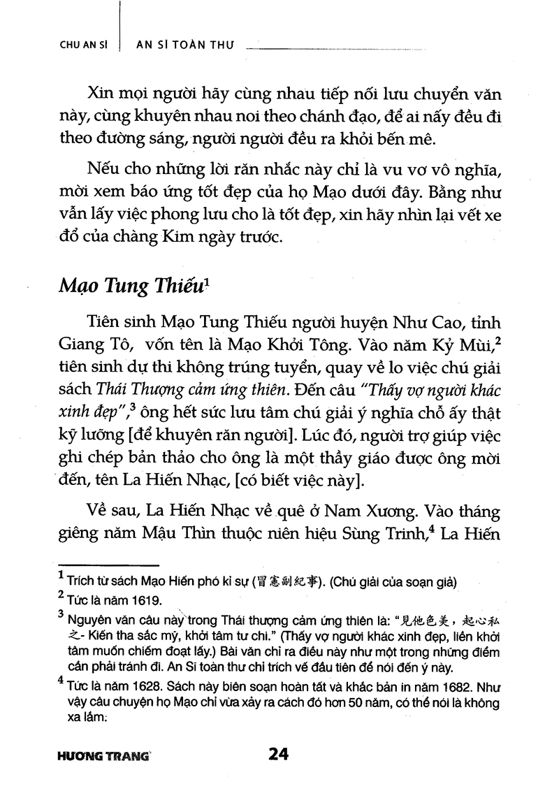 khuyên người bỏ sự tham dục