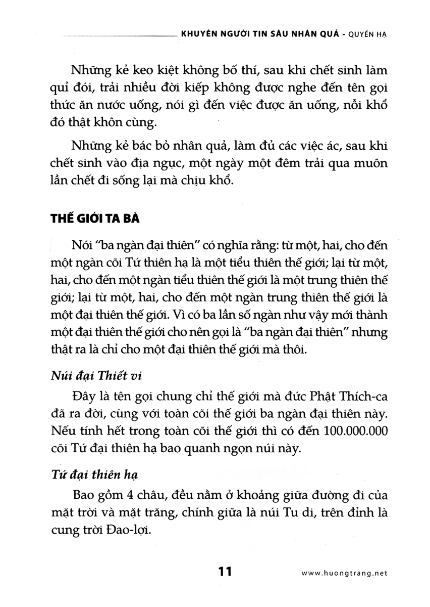 khuyên người tin sâu nhân quả - quyển thượng
