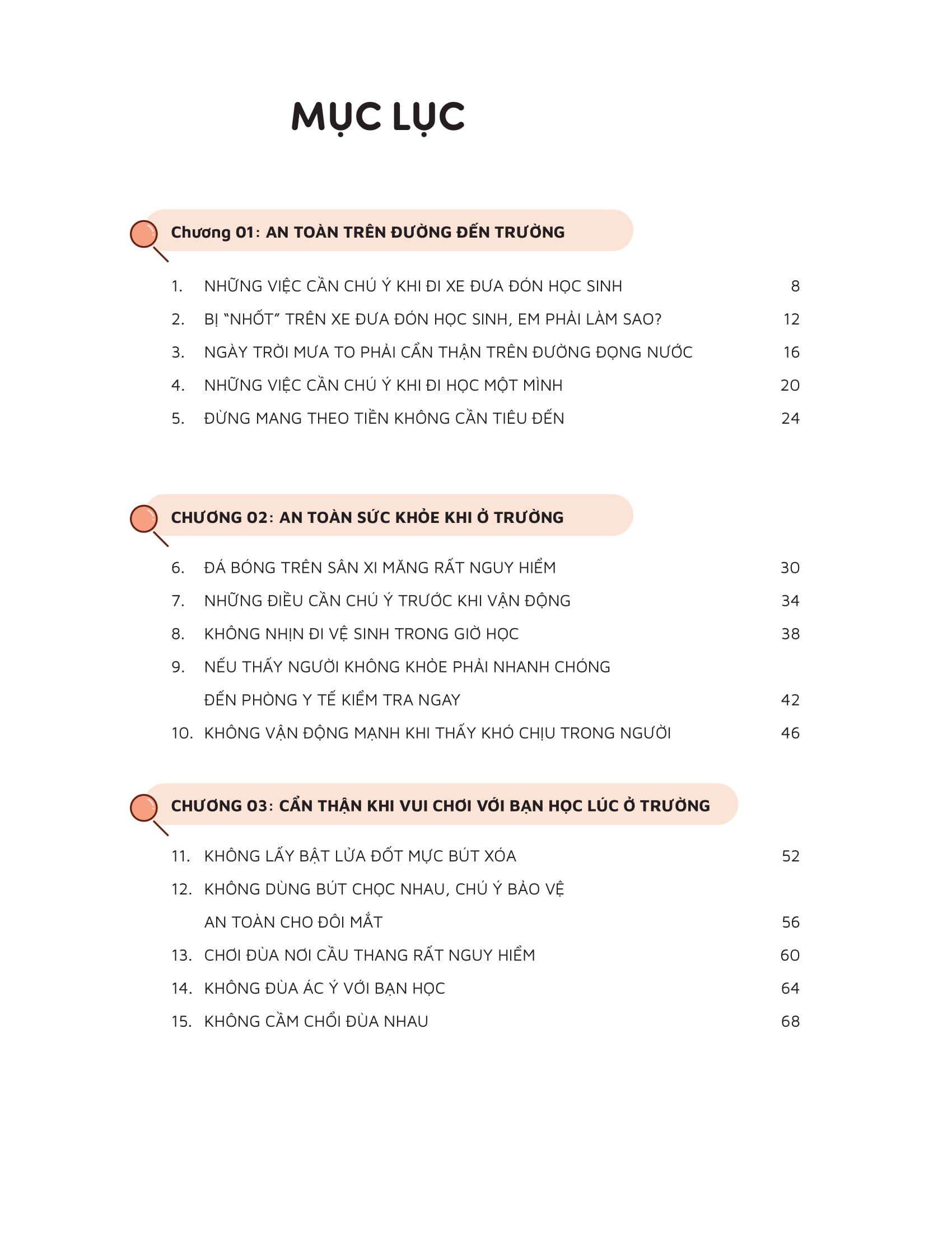 Ki Nang An Toan Cho Hoc Sinh - An Toan Khi O Truong