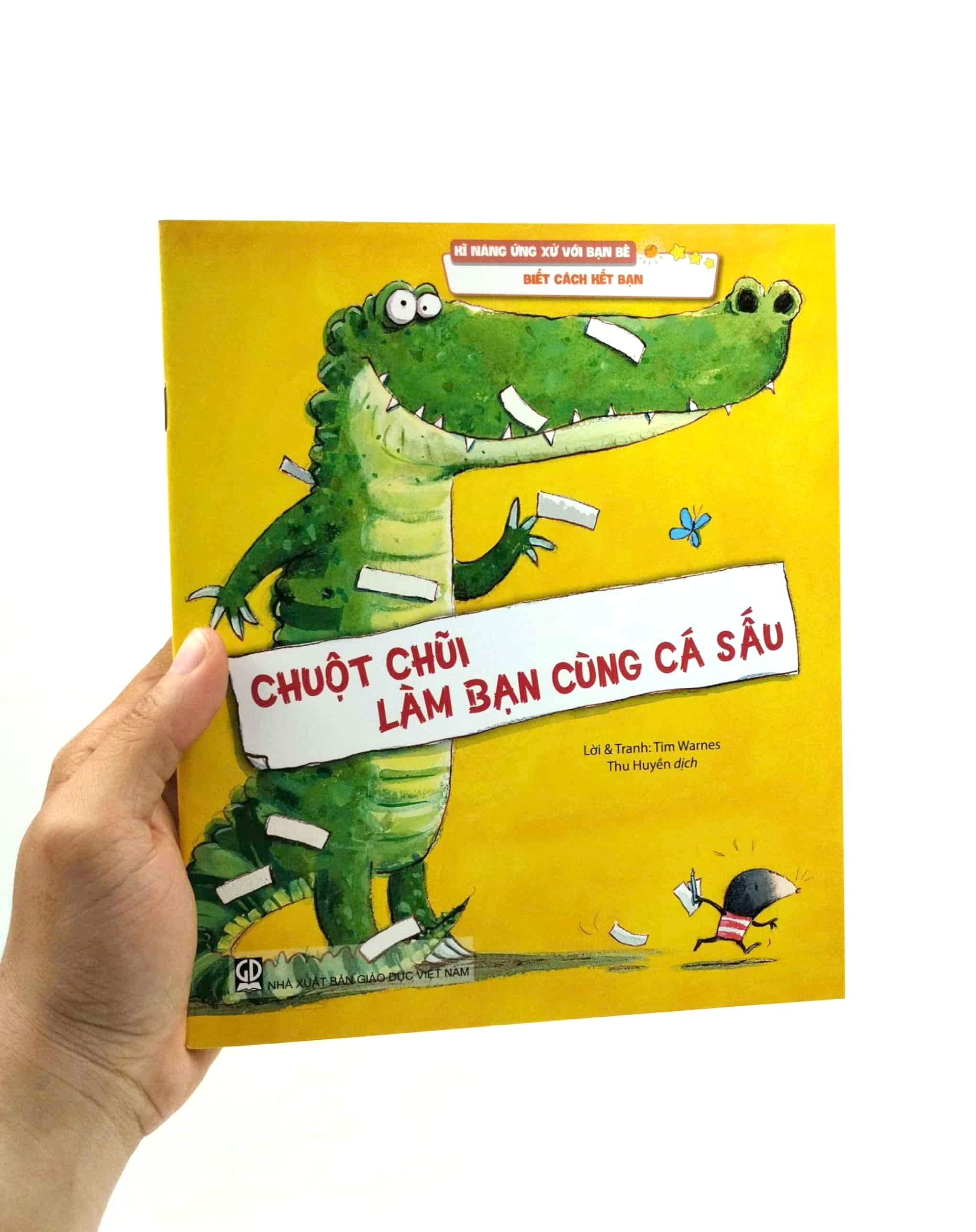 kĩ năng ứng xử với bạn bè - biết cách kết bạn - chuột chũi làm bạn cùng cá sấu