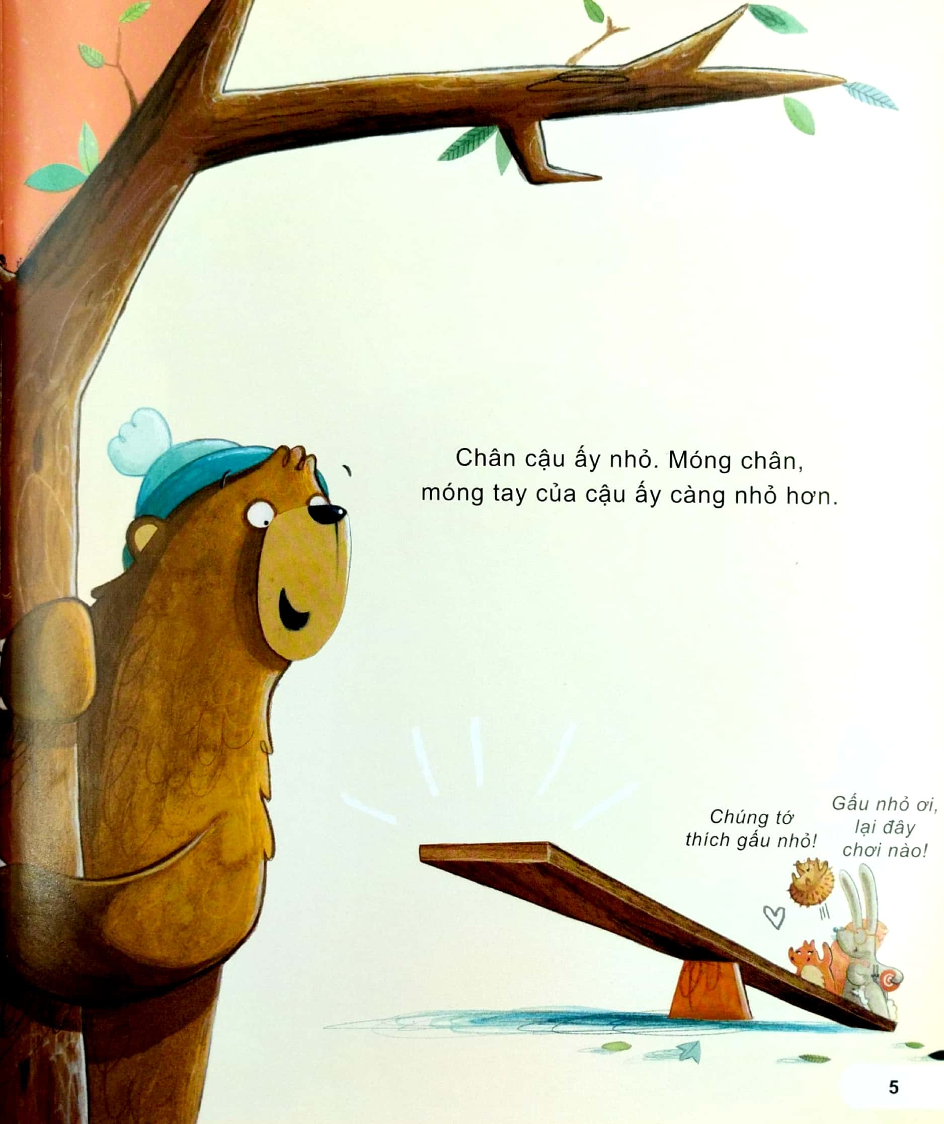 kĩ năng ứng xử với bạn bè - biết chấp nhận khuyết điểm của nhau - gấu nhỏ mông to