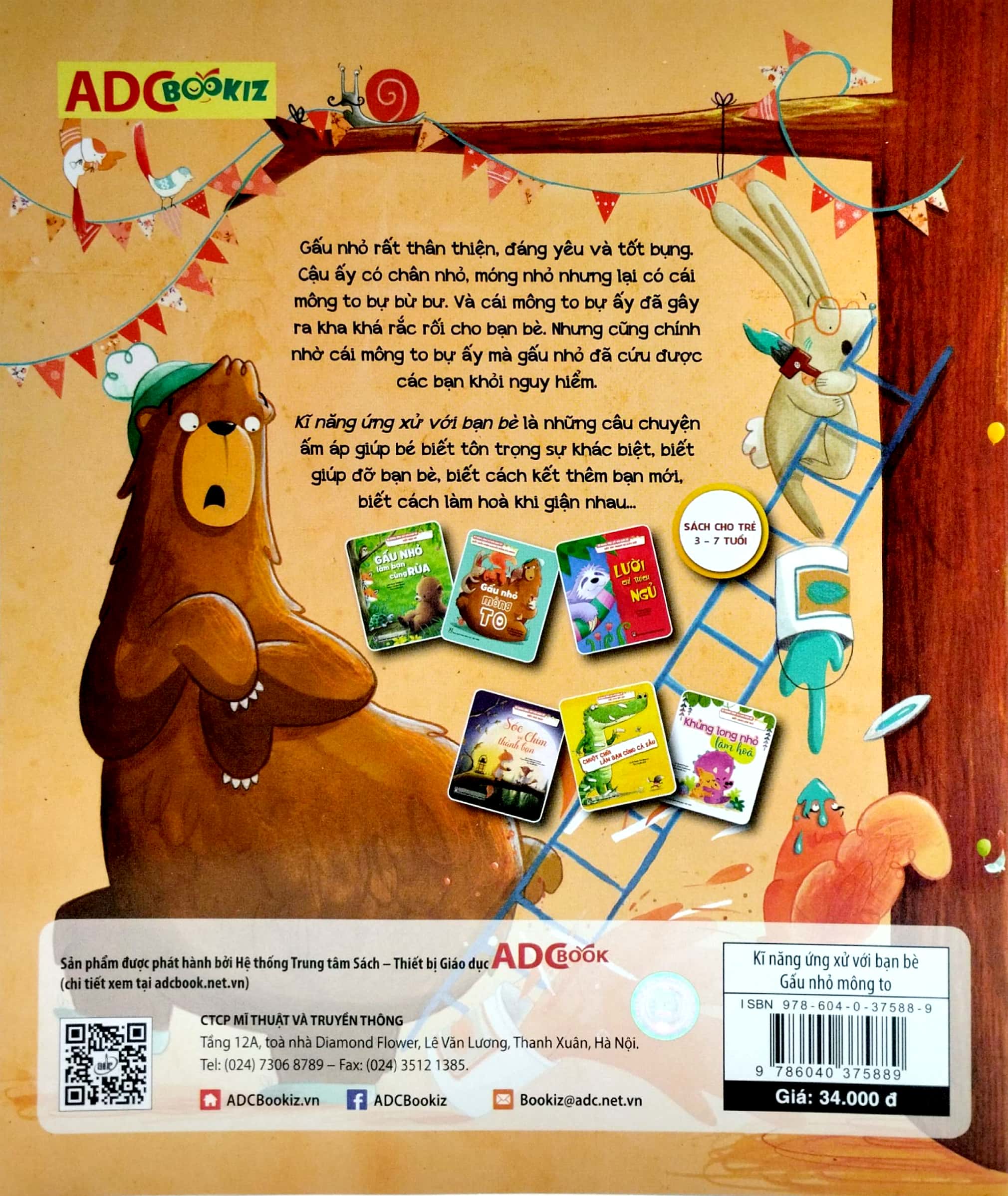 kĩ năng ứng xử với bạn bè - biết chấp nhận khuyết điểm của nhau - gấu nhỏ mông to