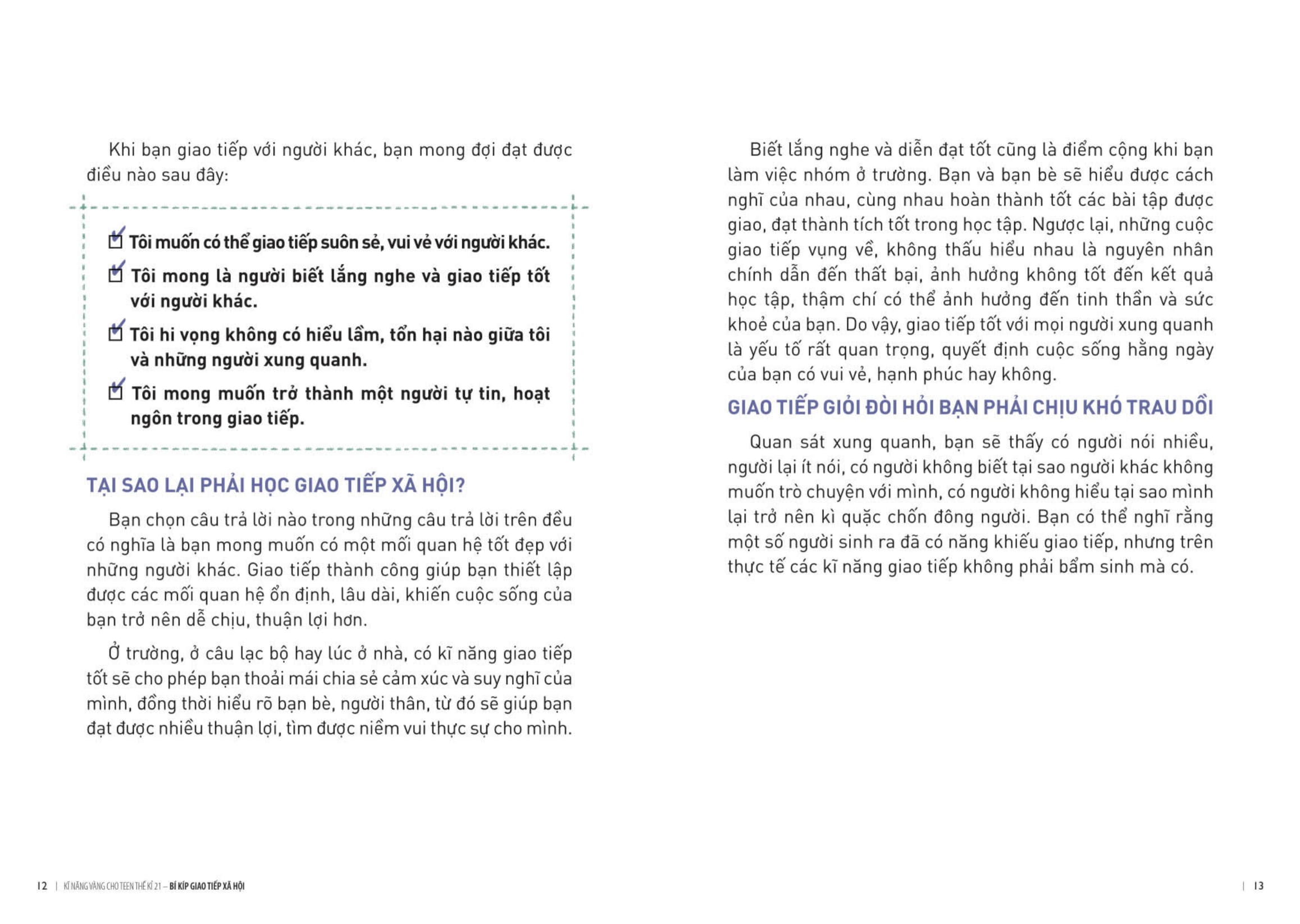 kĩ năng vàng cho teen thế kỉ 21 - bí kíp giao tiếp xã hội