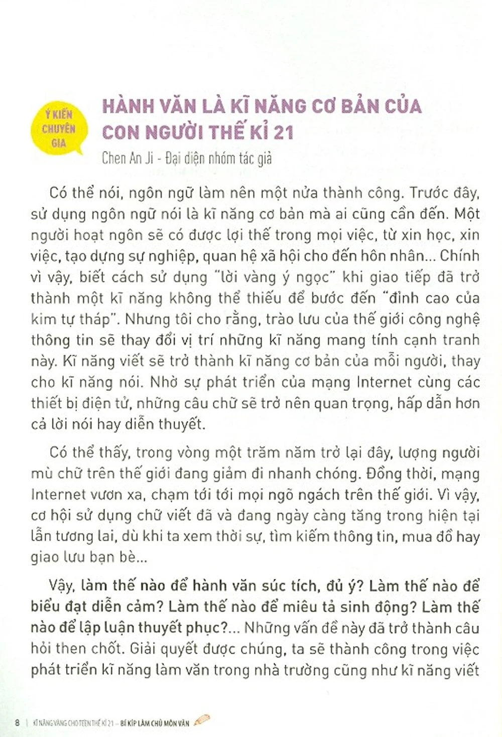 kĩ năng vàng cho teen thế kỉ 21 - bí kíp làm chủ môn văn (tái bản 2024)
