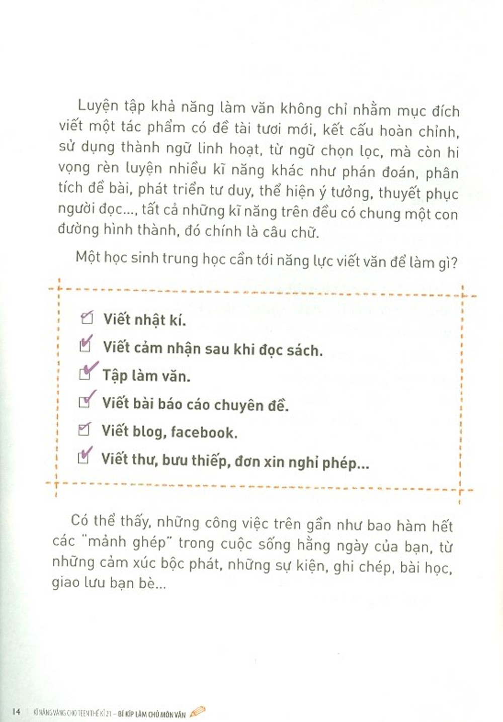 kĩ năng vàng cho teen thế kỉ 21 - bí kíp làm chủ môn văn (tái bản 2024)