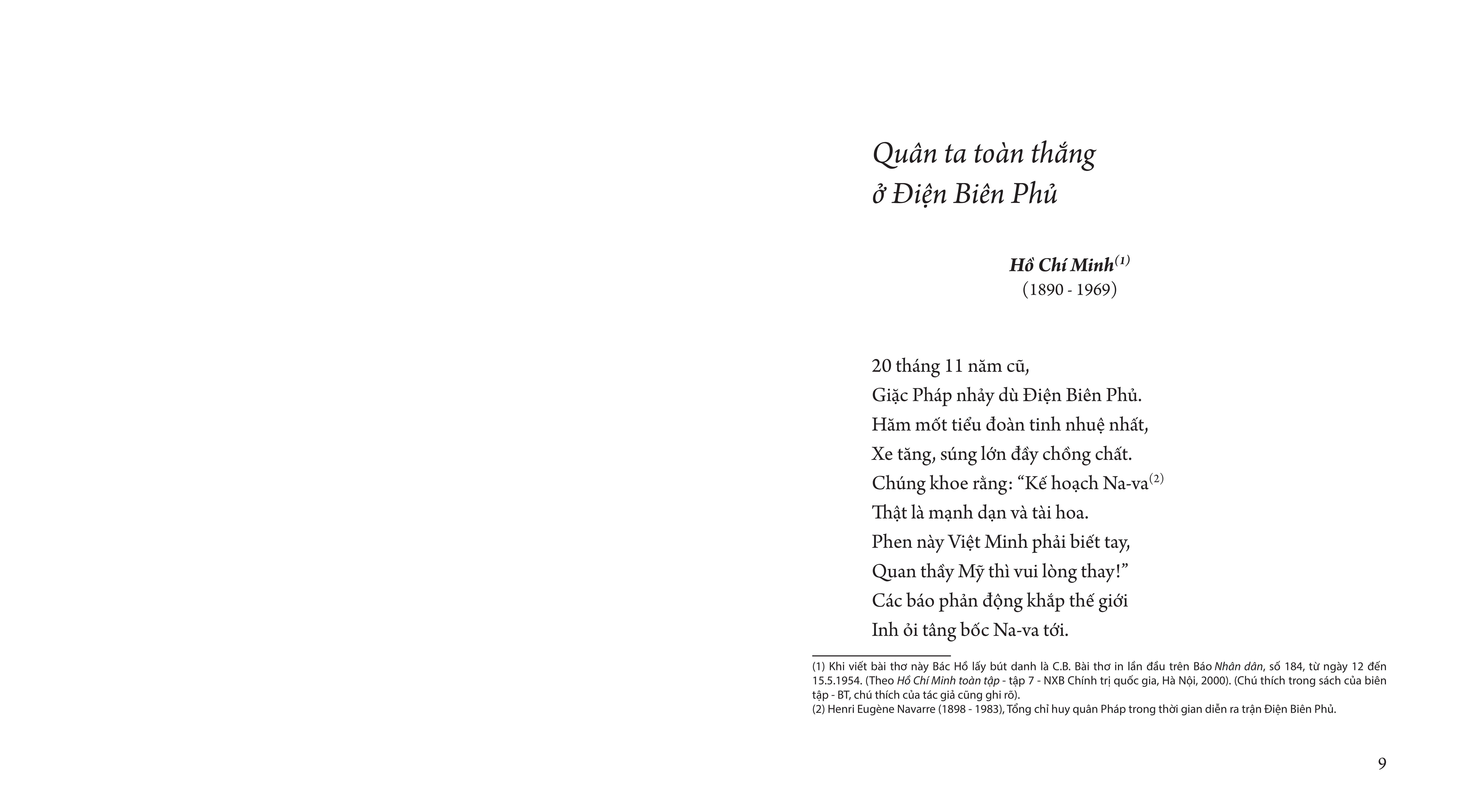 kỉ niệm 70 năm chiến thắng điện biên phủ - điện biên chiến thắng - điện biên thơ (tái bản 2024)