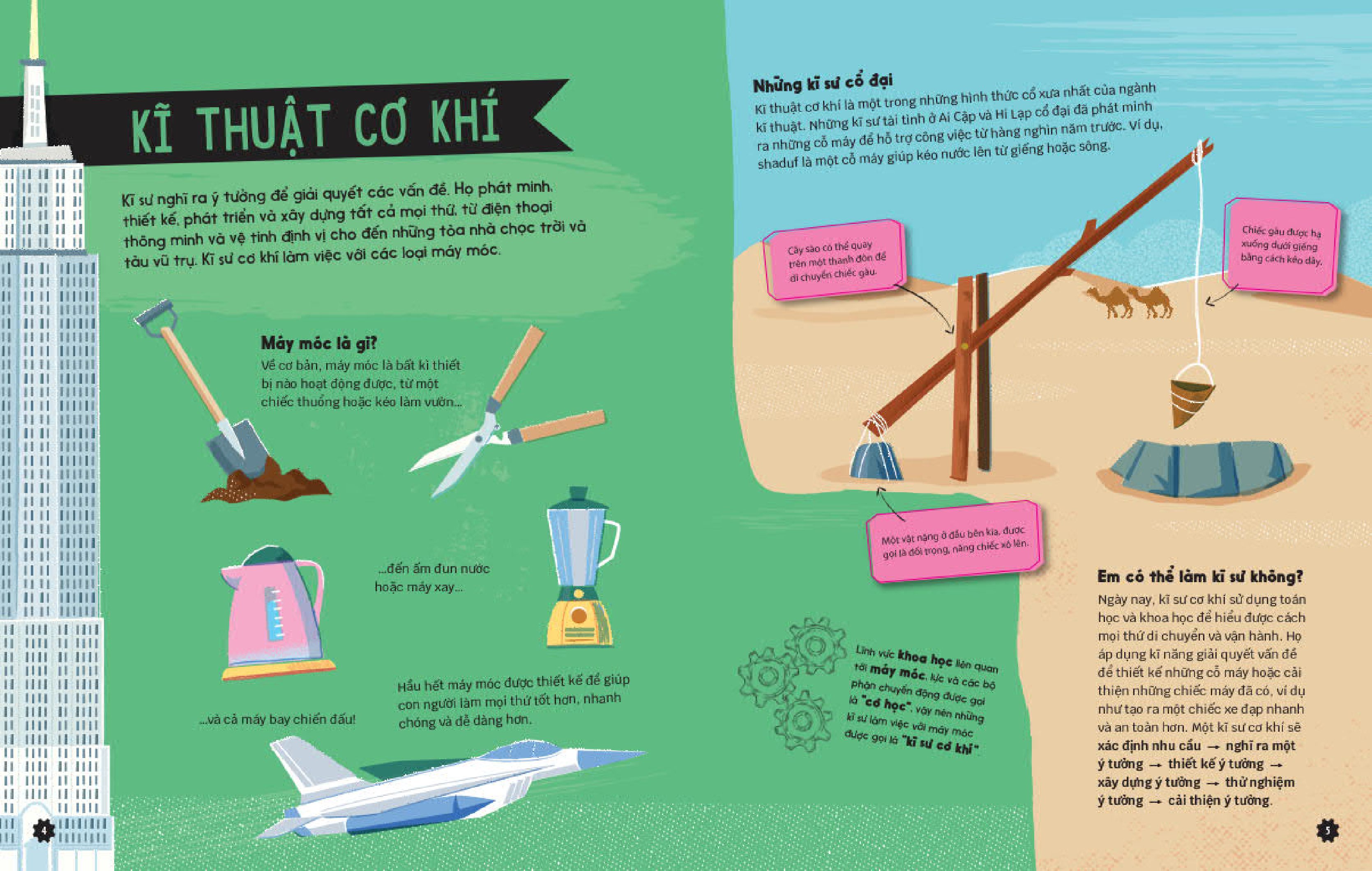kĩ sư tương lai - stem - máy móc
