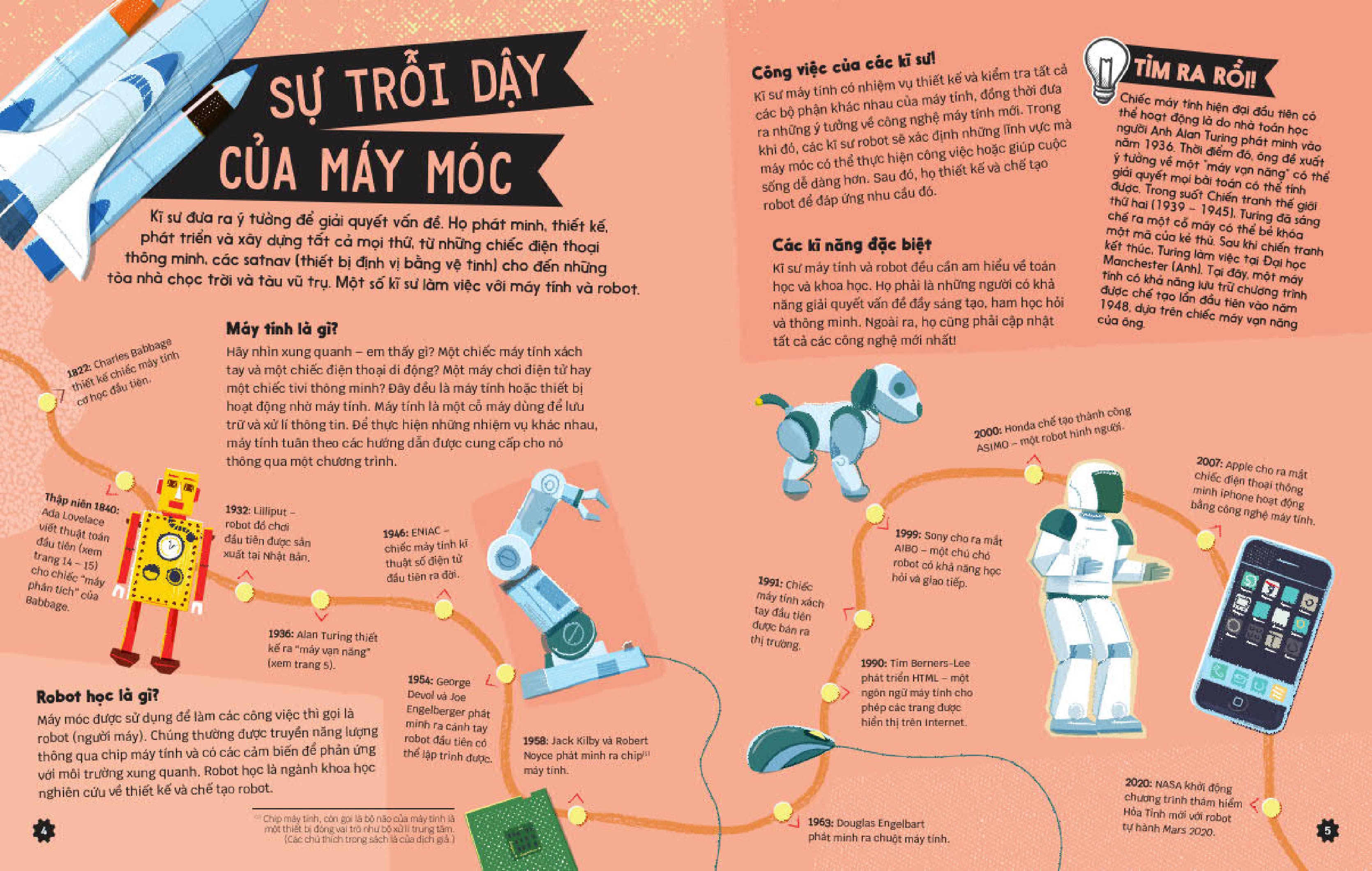 kĩ sư tương lai - stem - máy tính và robot