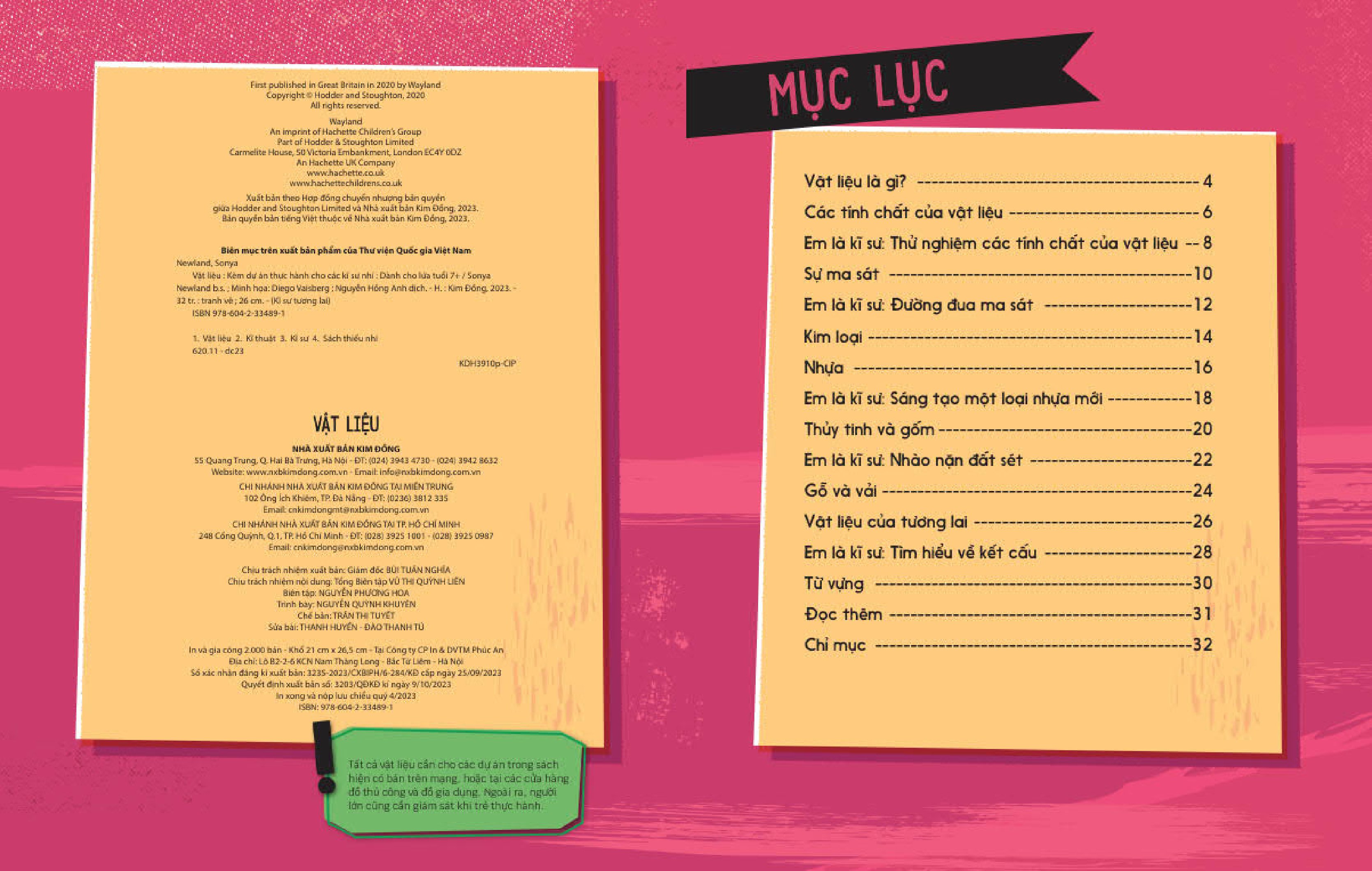 kĩ sư tương lai - stem - vật liệu