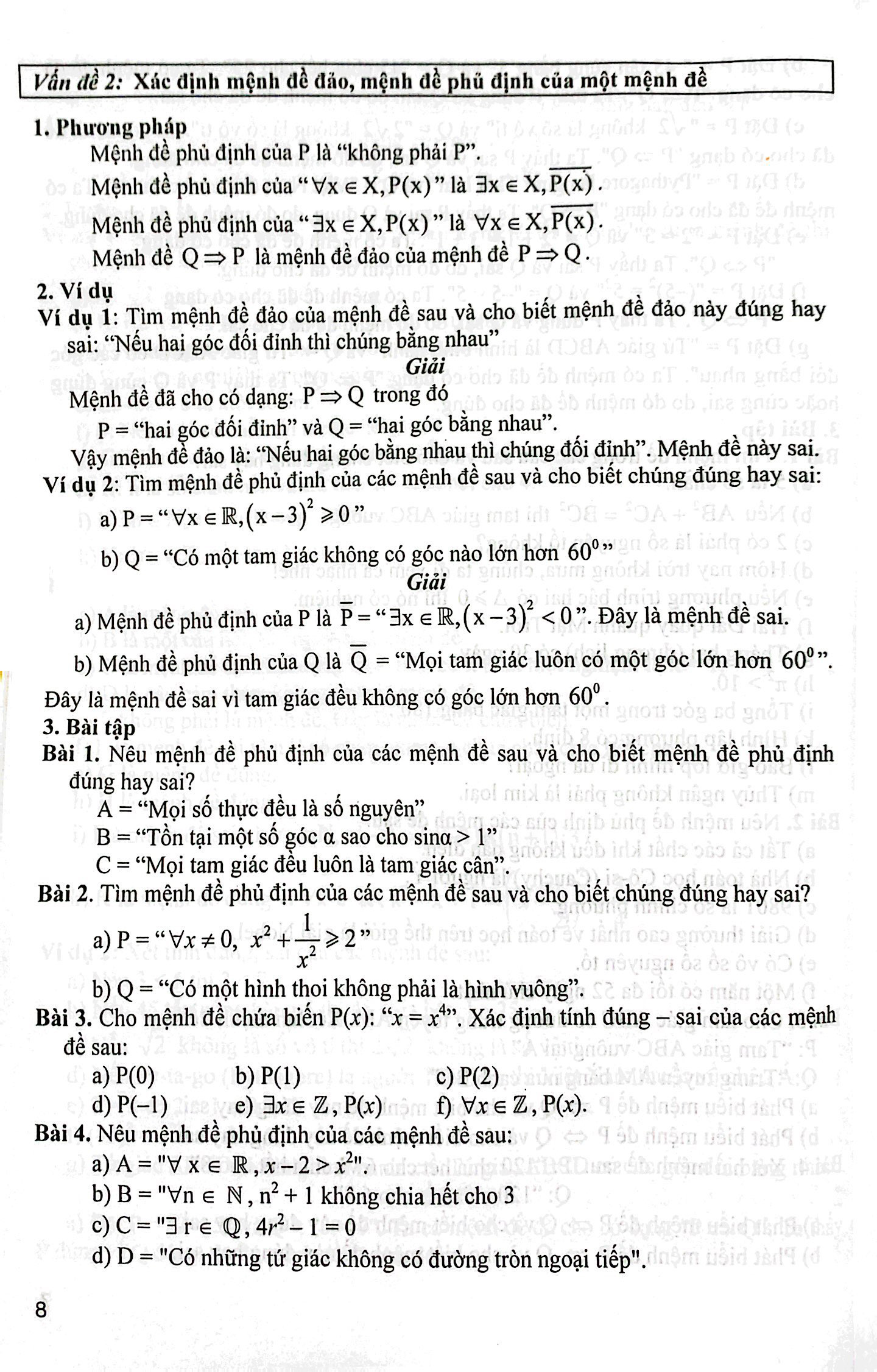 kĩ thuật giải nhanh bài toán hay và khó đại số 10 (biên soạn theo chương trinh gdpt mới) (dùng chung cho các bộ sgk hiện hành)