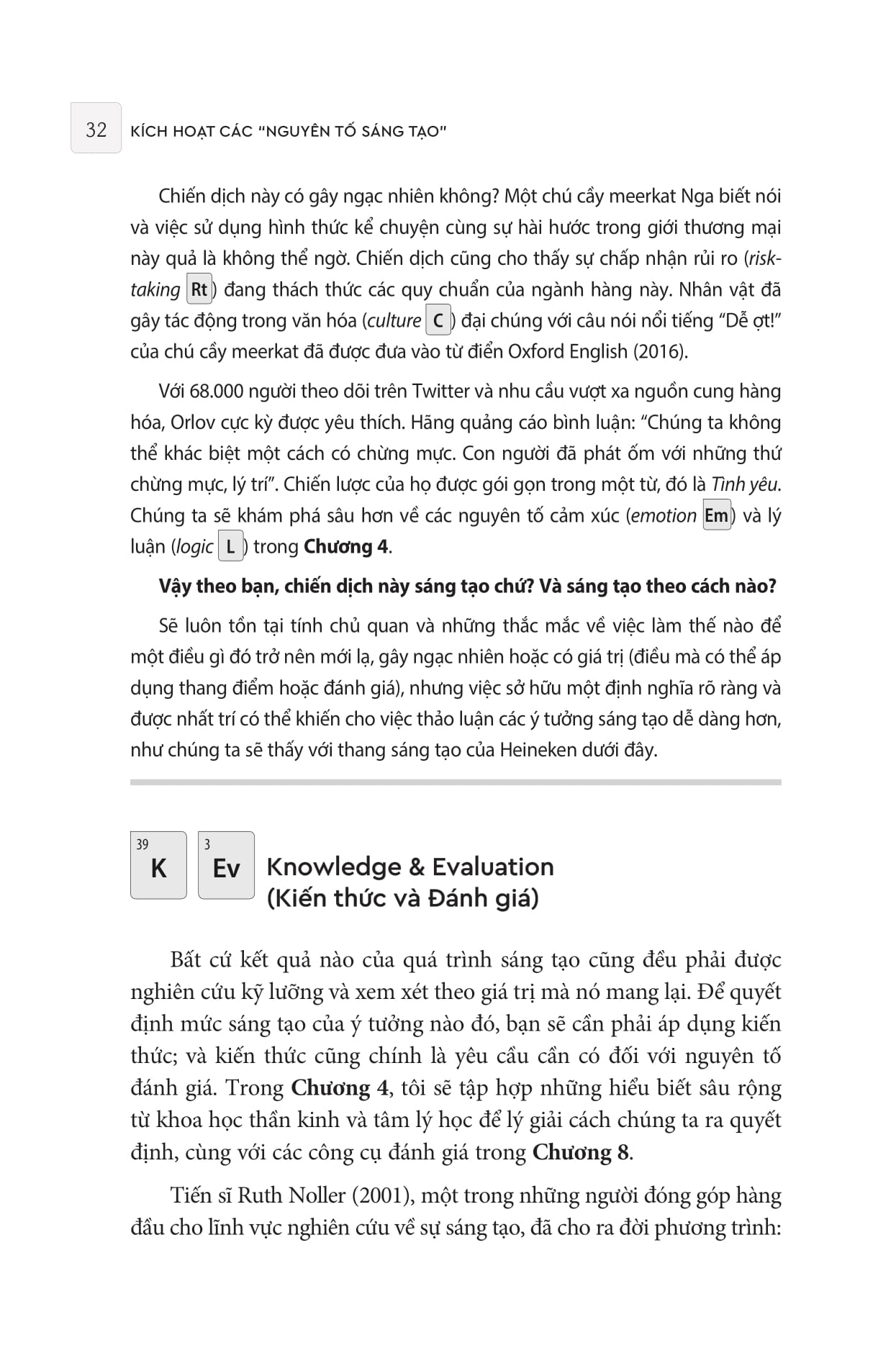kích hoạt các "nguyên tố sáng tạo" để thành công trong kinh doanh