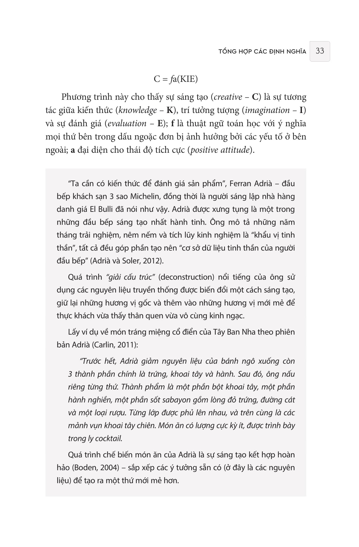 kích hoạt các "nguyên tố sáng tạo" để thành công trong kinh doanh