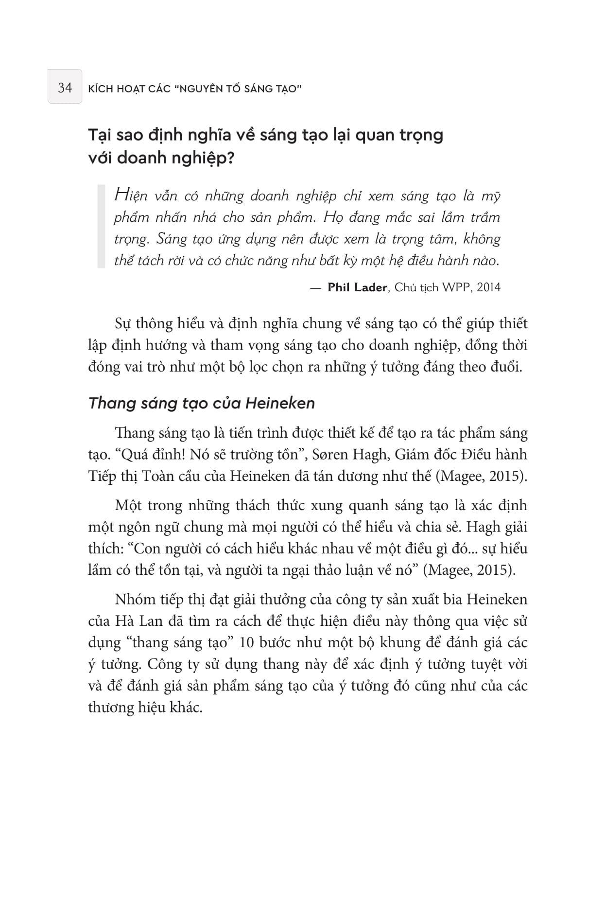 kích hoạt các "nguyên tố sáng tạo" để thành công trong kinh doanh