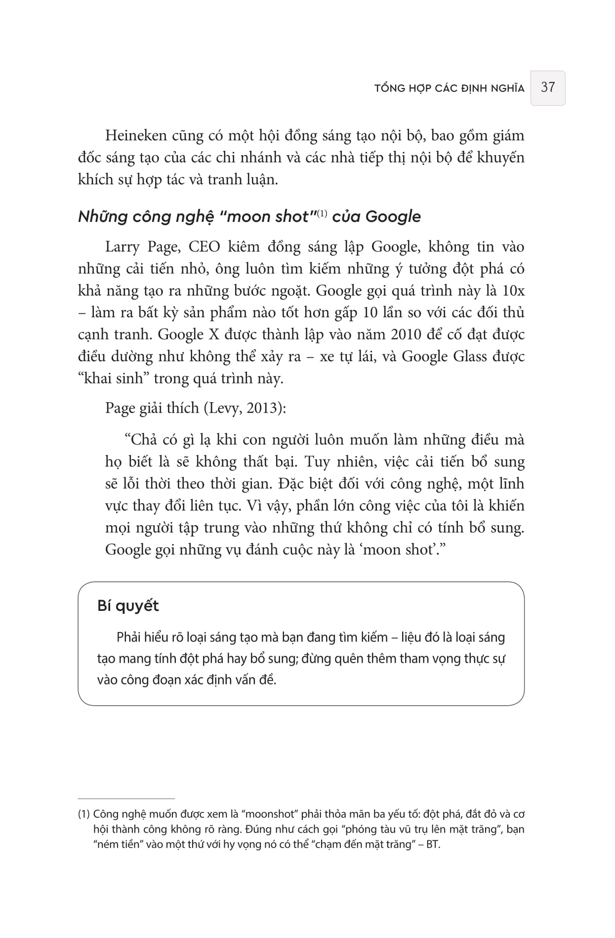 kích hoạt các "nguyên tố sáng tạo" để thành công trong kinh doanh