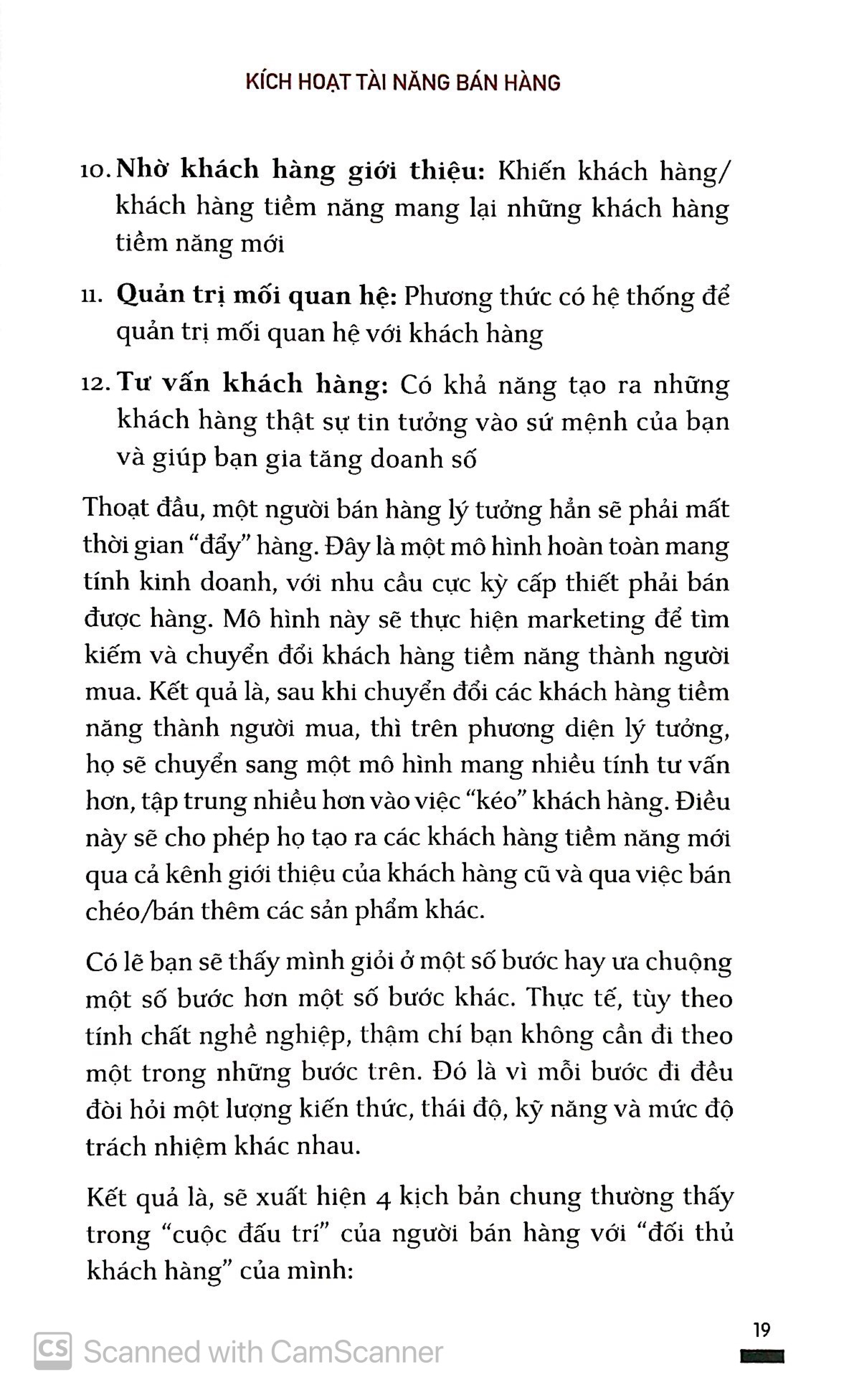 kích hoạt tài năng bán hàng (tái bản 2019)