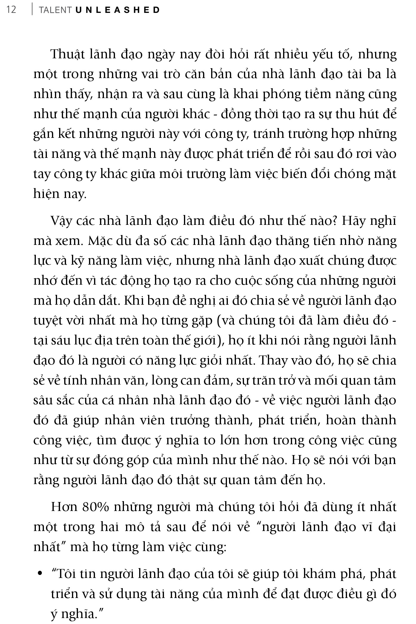 kích hoạt tiềm năng - talent unleashed