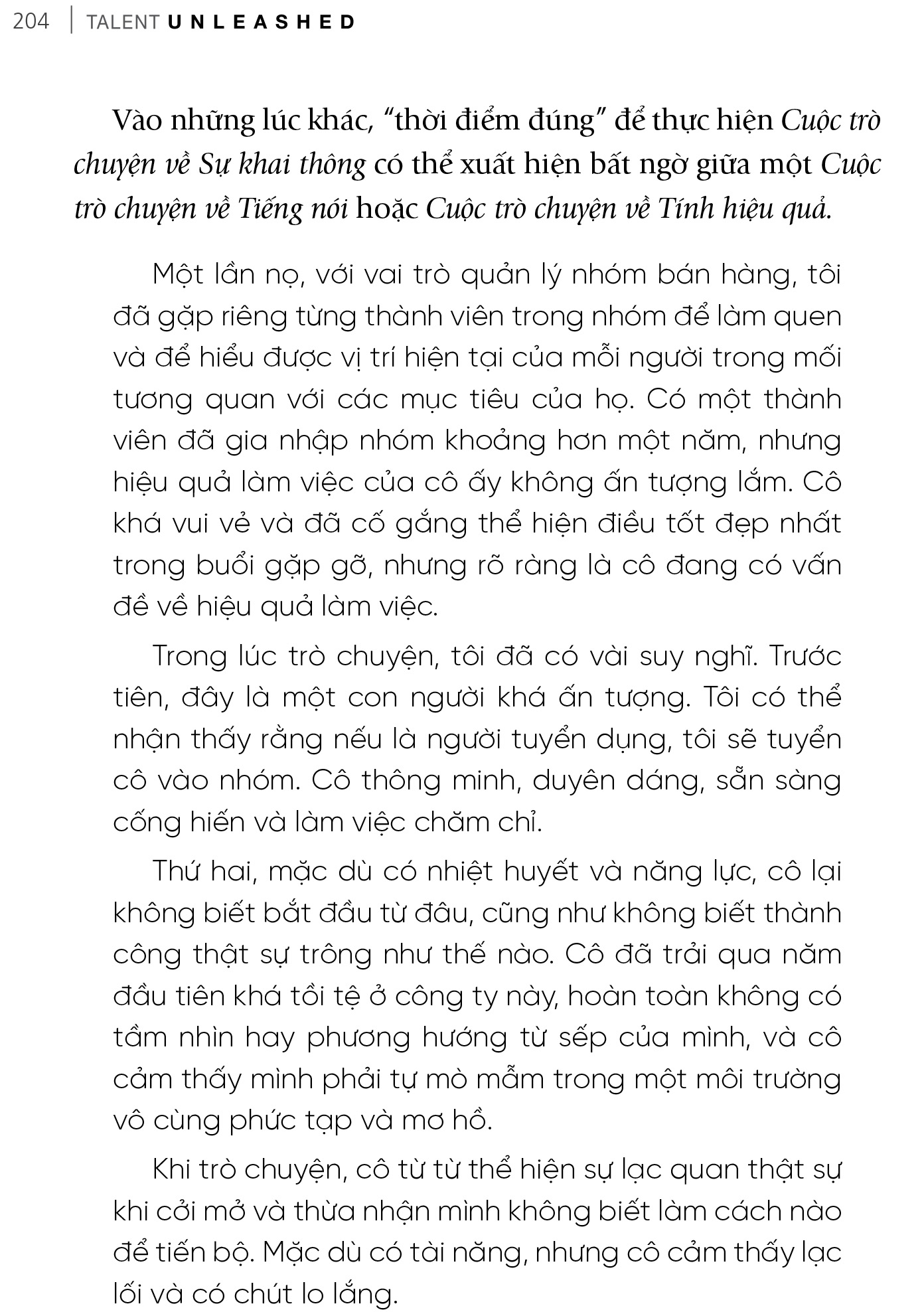 kích hoạt tiềm năng - talent unleashed