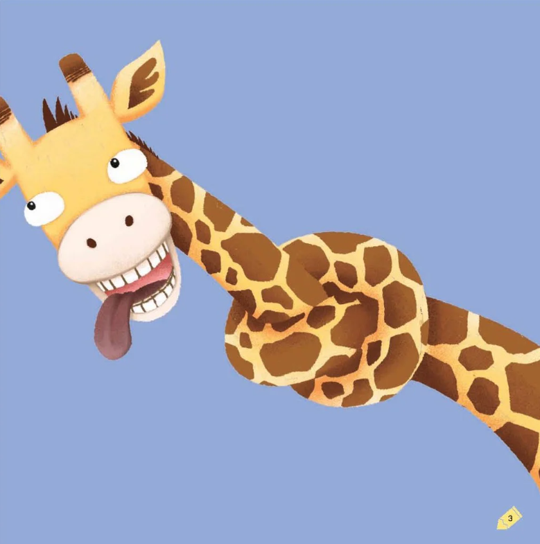 kích thích trí tưởng tượng cho bé - hươu cao cổ cao bằng chừng nào?