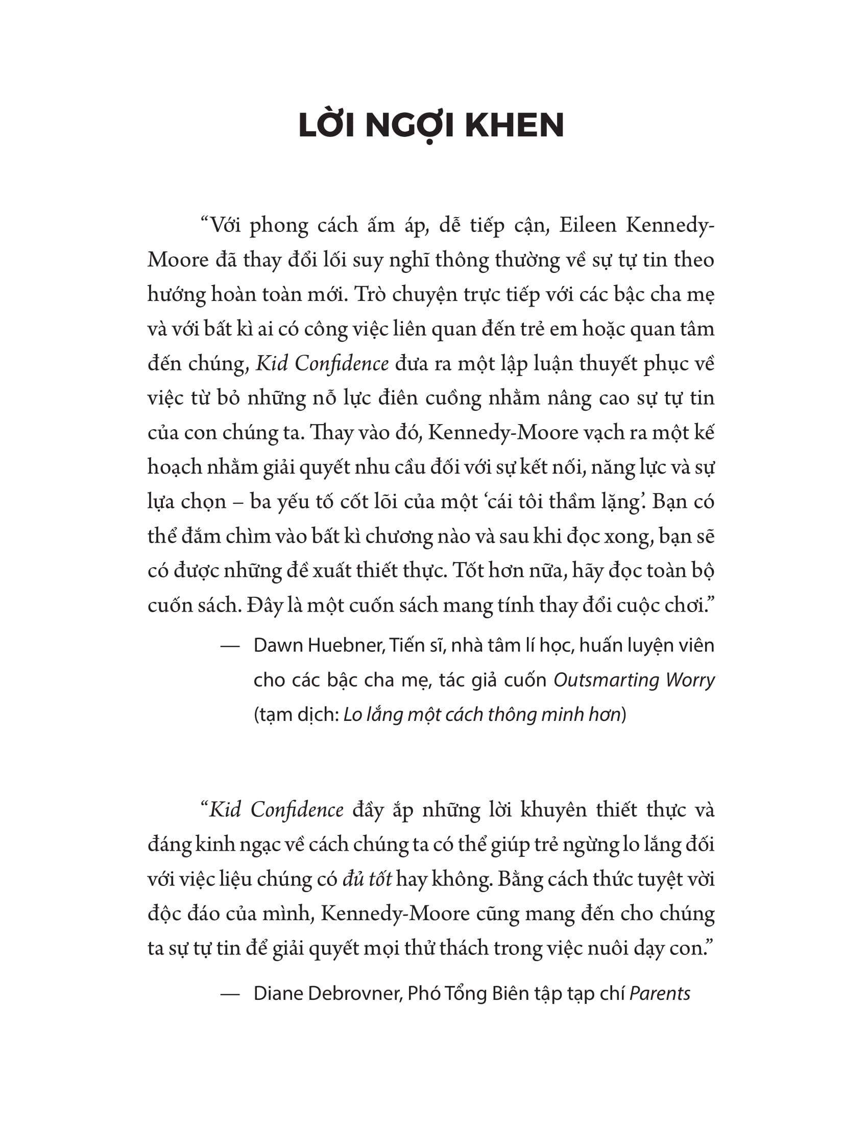 Kid Confidence - Xay Dung Su Tu Tin Cho Tre