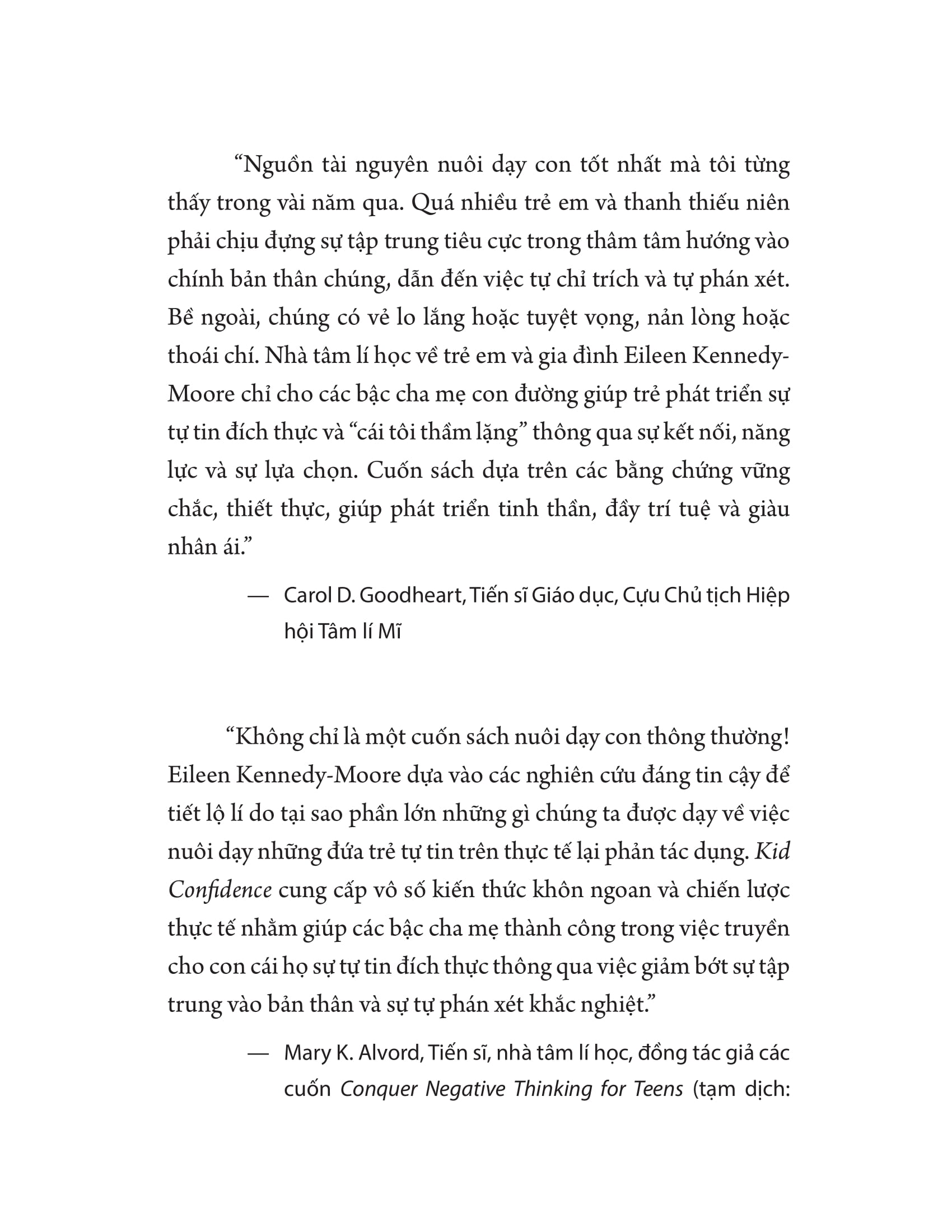 Kid Confidence - Xay Dung Su Tu Tin Cho Tre