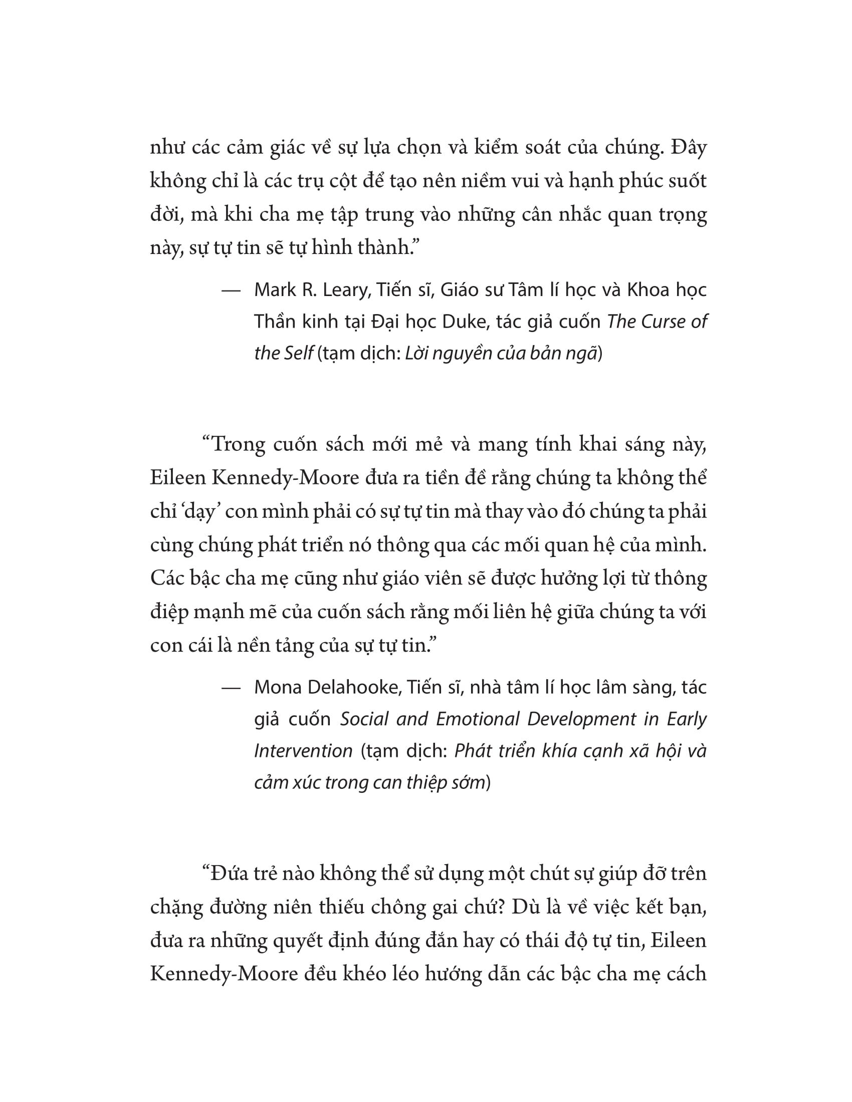 Kid Confidence - Xay Dung Su Tu Tin Cho Tre