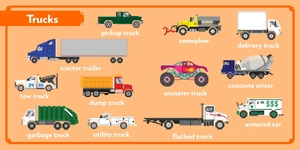 kids' picture show: vehicles