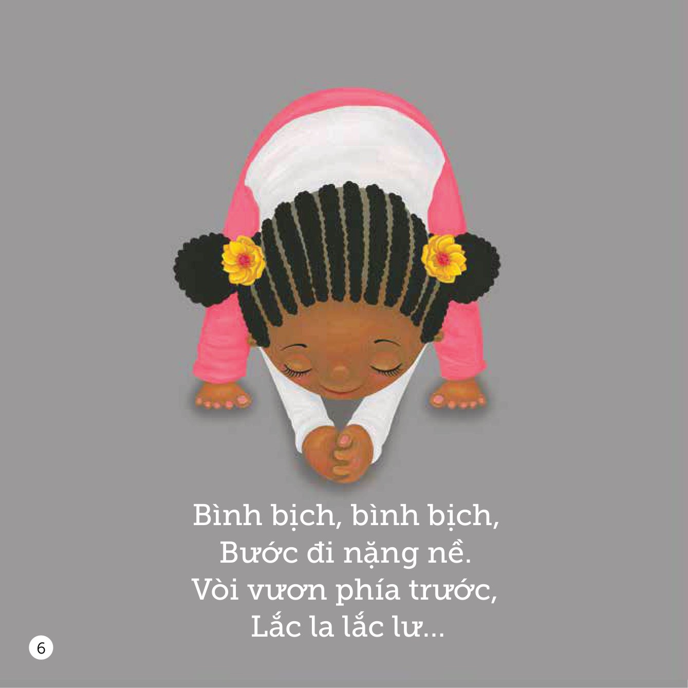 kids yoga - bé khéo vận động: bắt chước gấu nâu