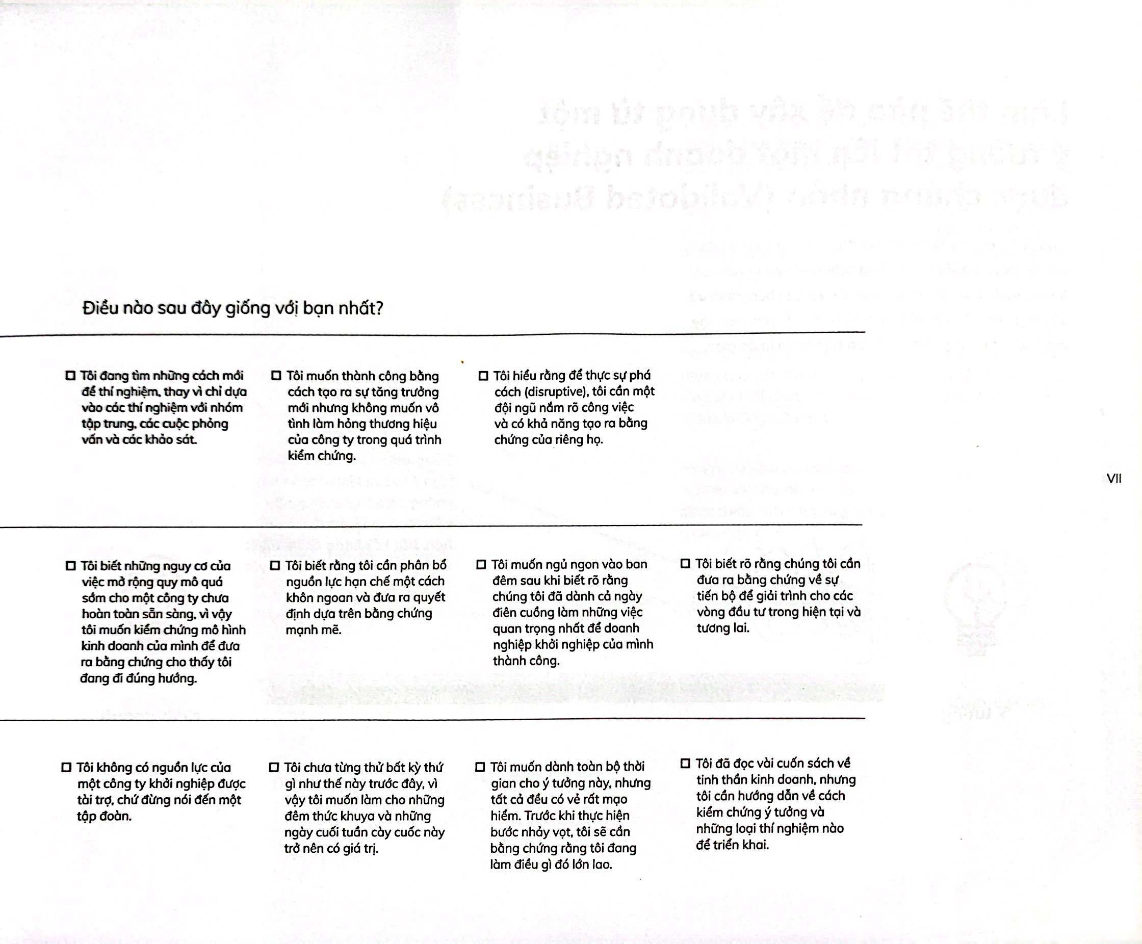 kiểm chứng ý tưởng kinh doanh - testing business ideas