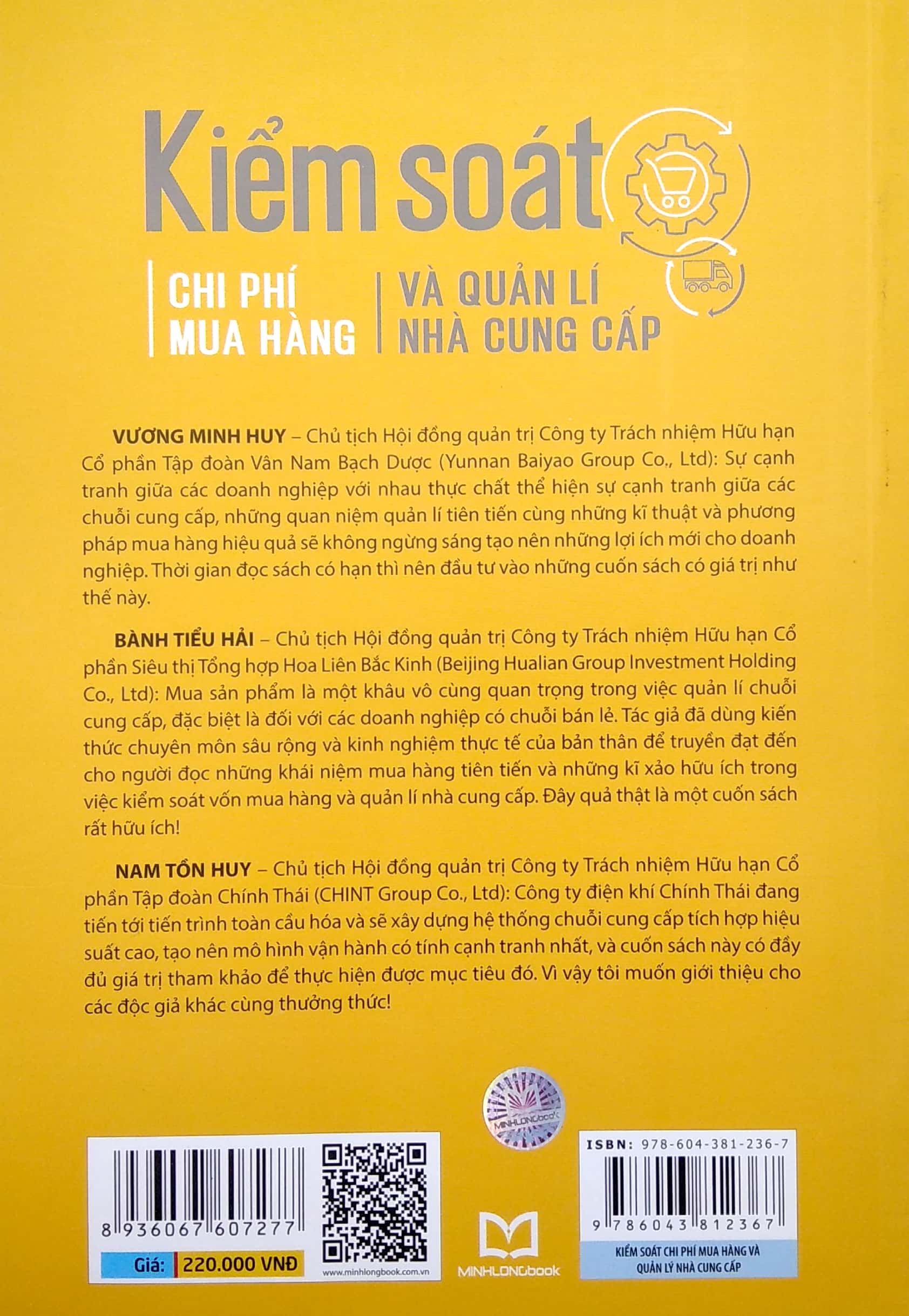 kiểm soát chi phí mua hàng và quản lí nhà cung cấp (2022)