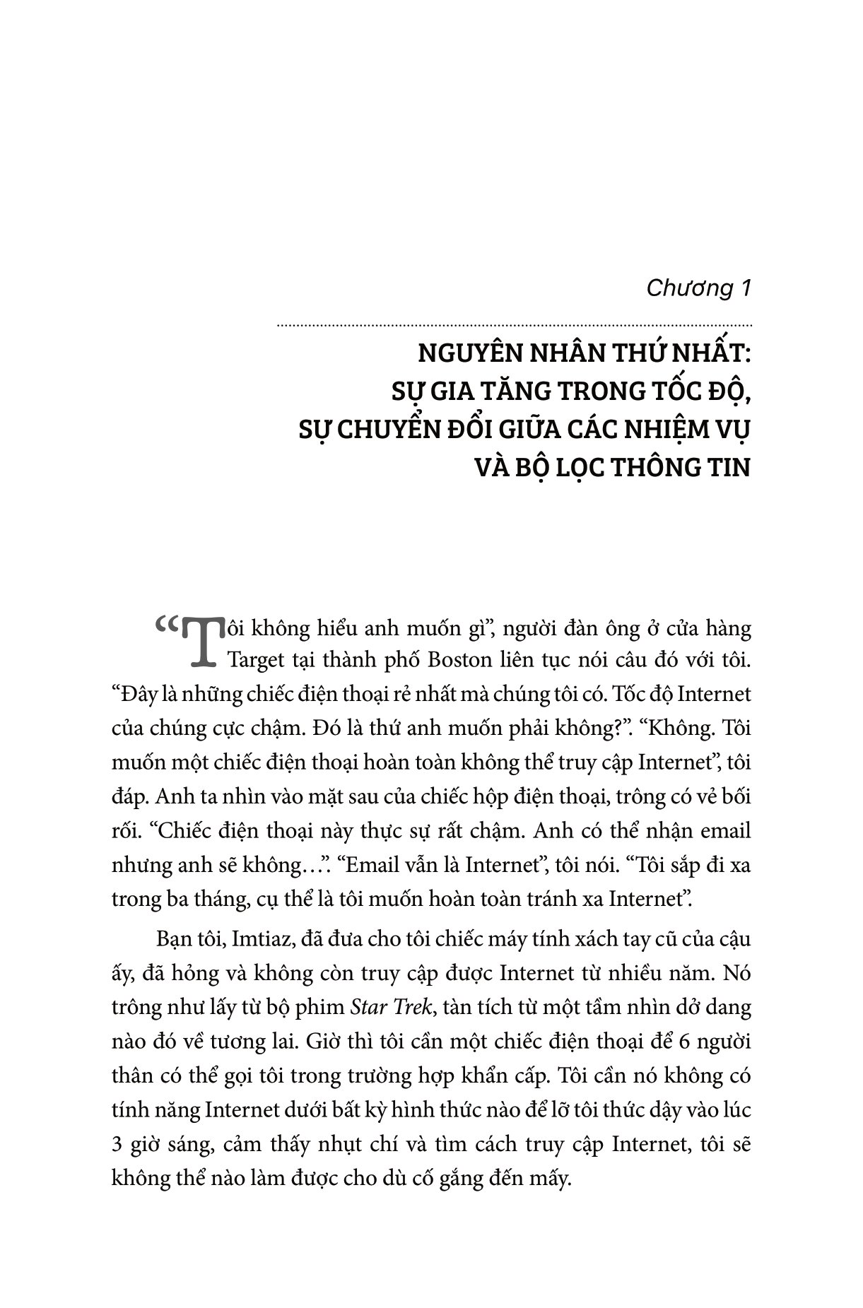 kiểm soát sự tập trung giữa cơn bão công nghệ