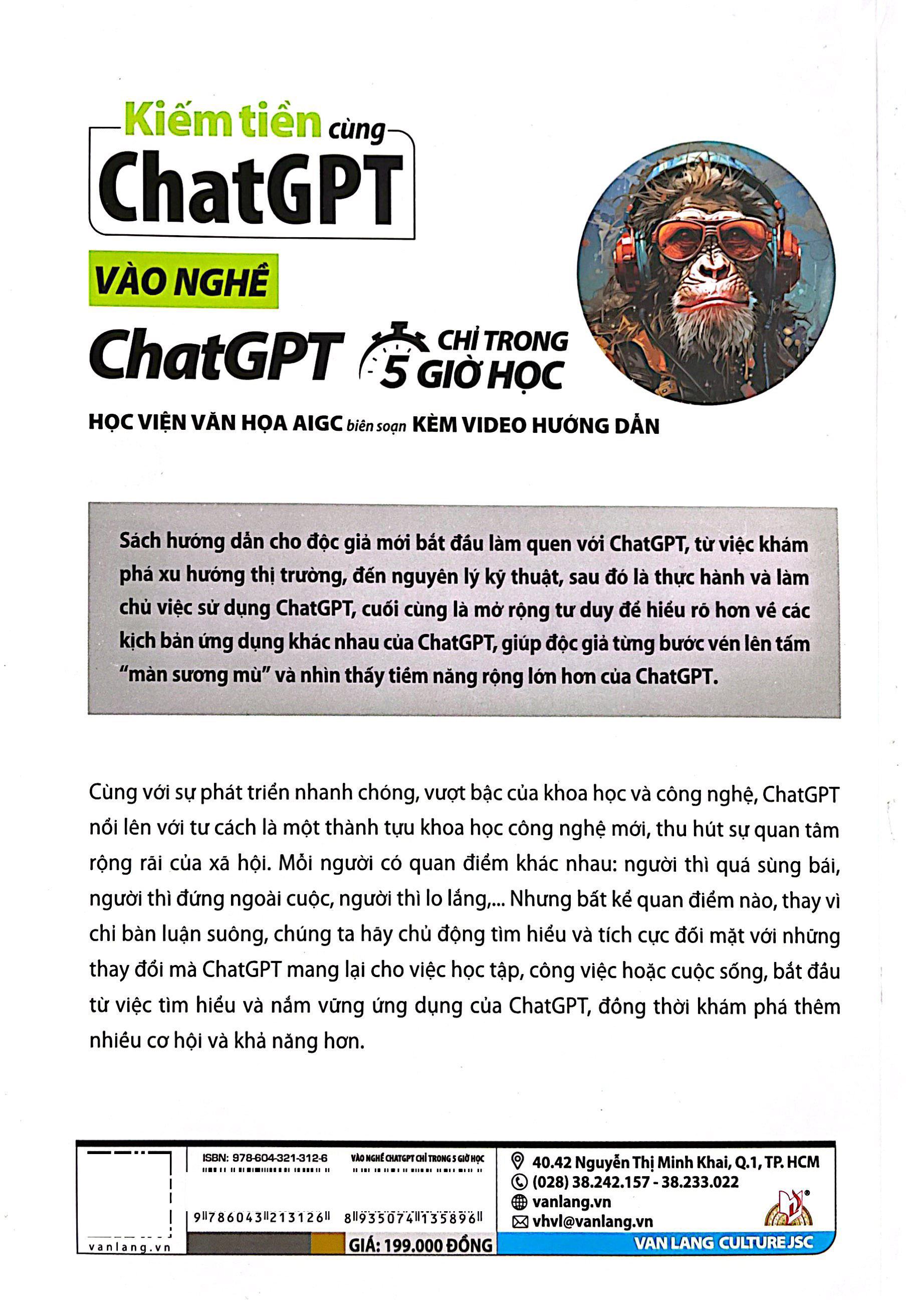 kiếm tiền cùng chatgpt - vào nghề chatgpt chỉ trong 5 giờ học