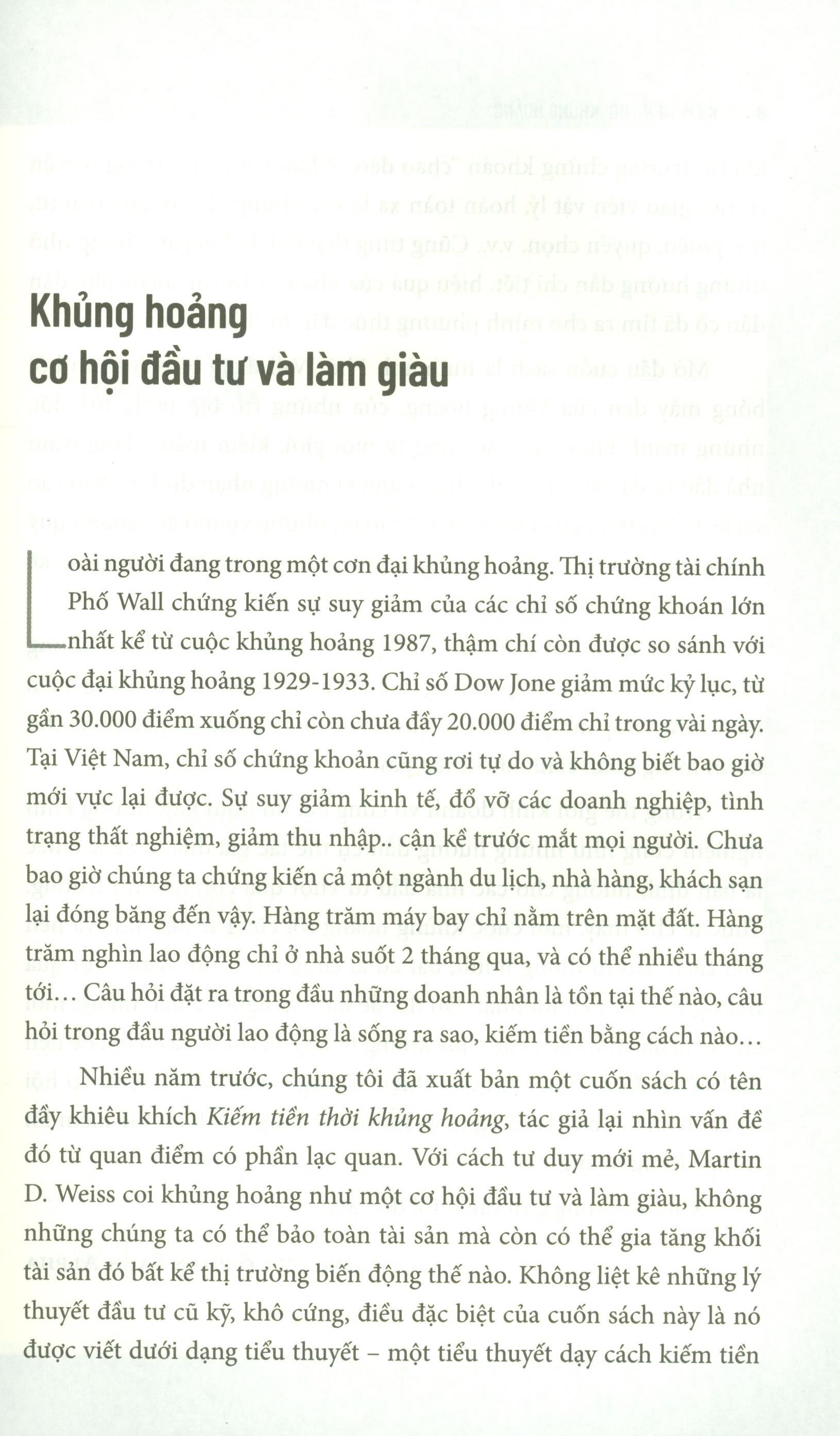 kiếm tiền thời khủng hoảng (tái bản 2023)