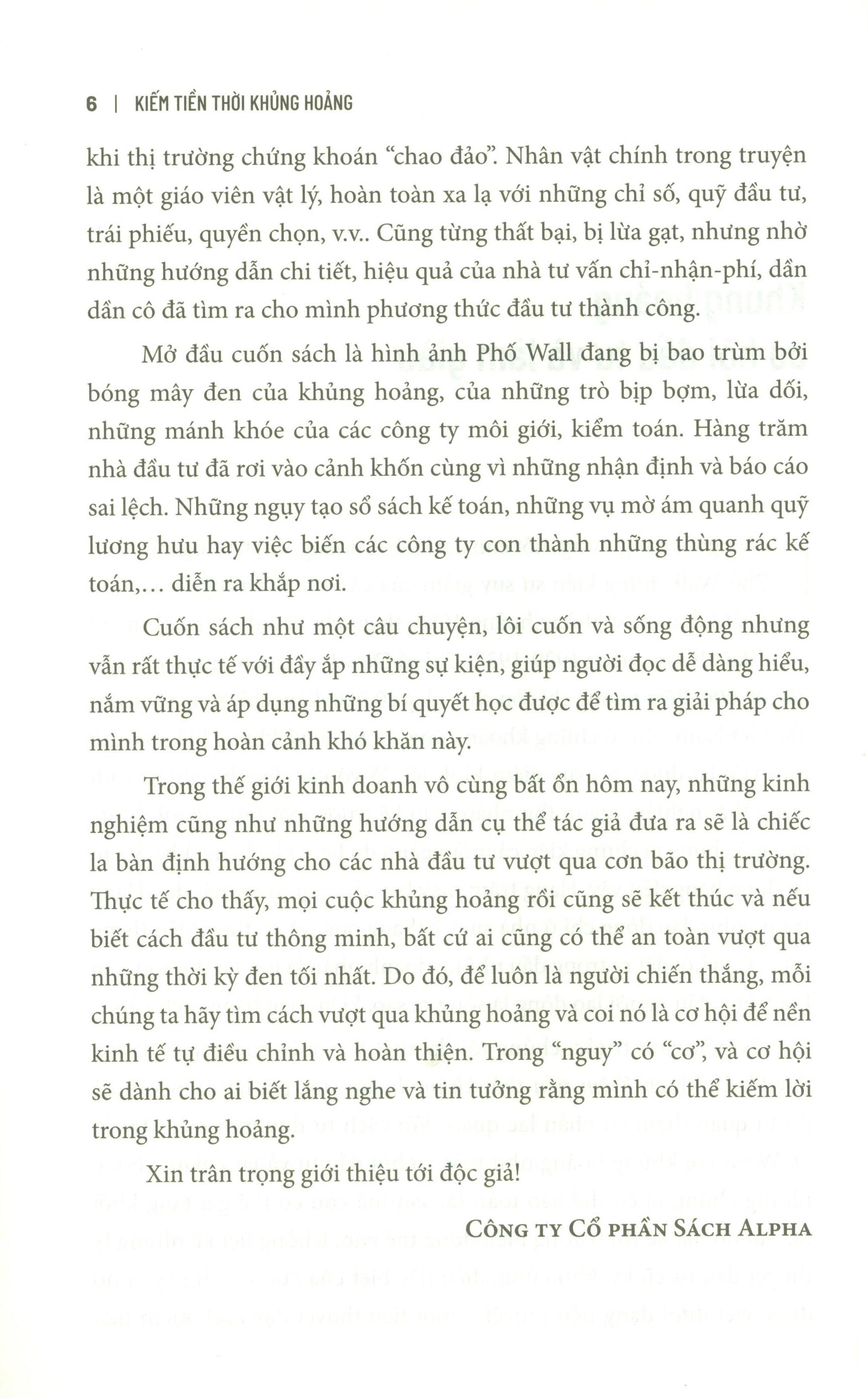 kiếm tiền thời khủng hoảng (tái bản 2023)